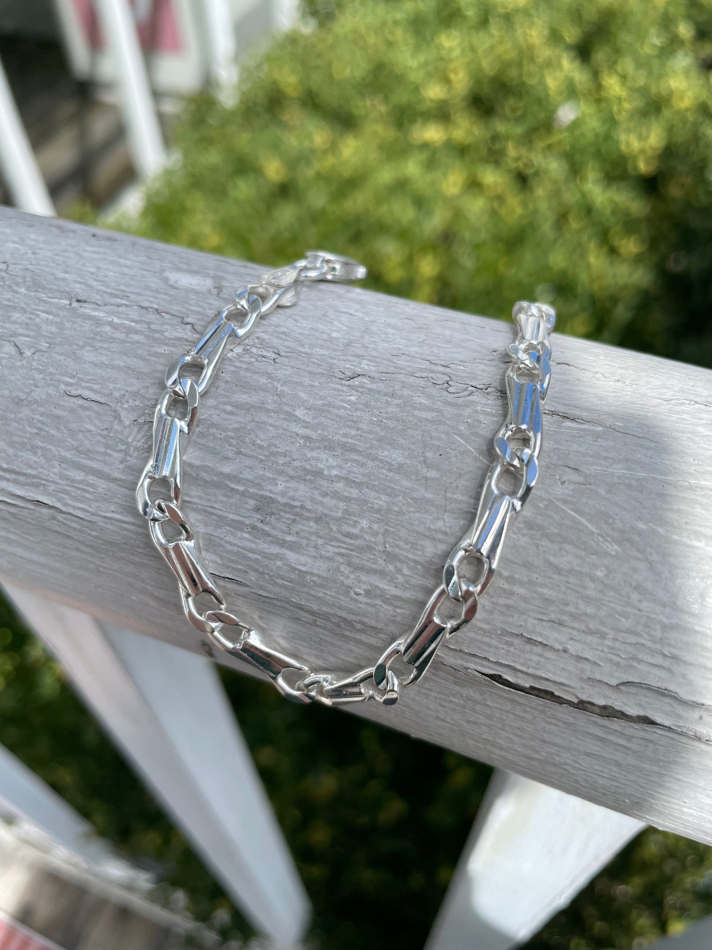 925 Sterling Silver Titan Link Unisex Bracelet 8”