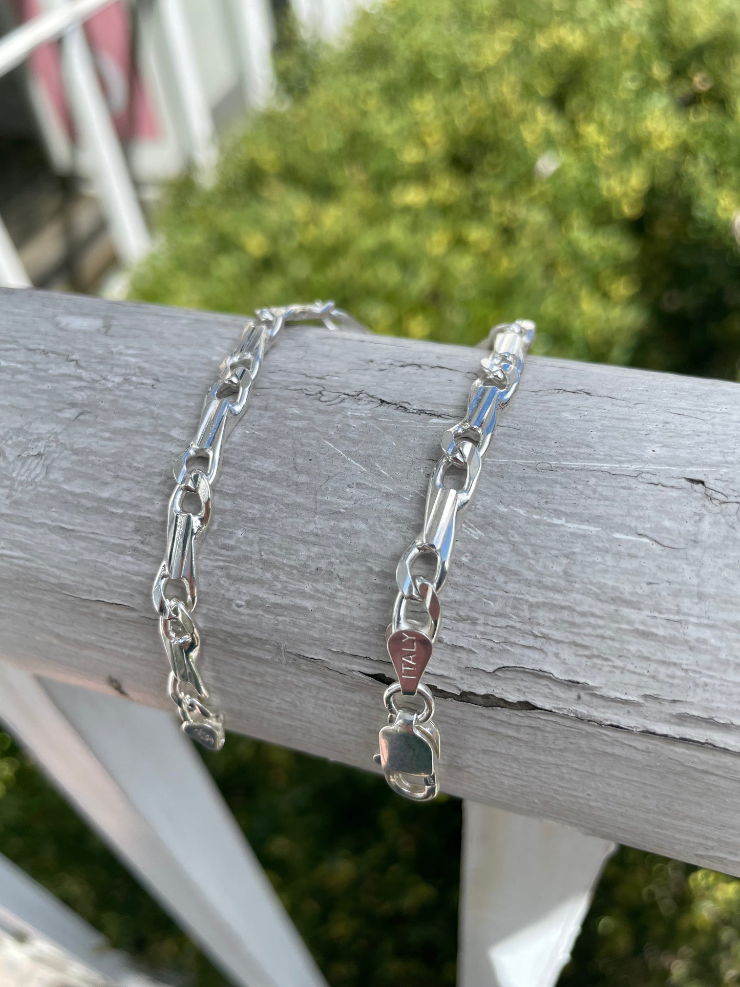 925 Sterling Silver Titan Link Unisex Bracelet 8”