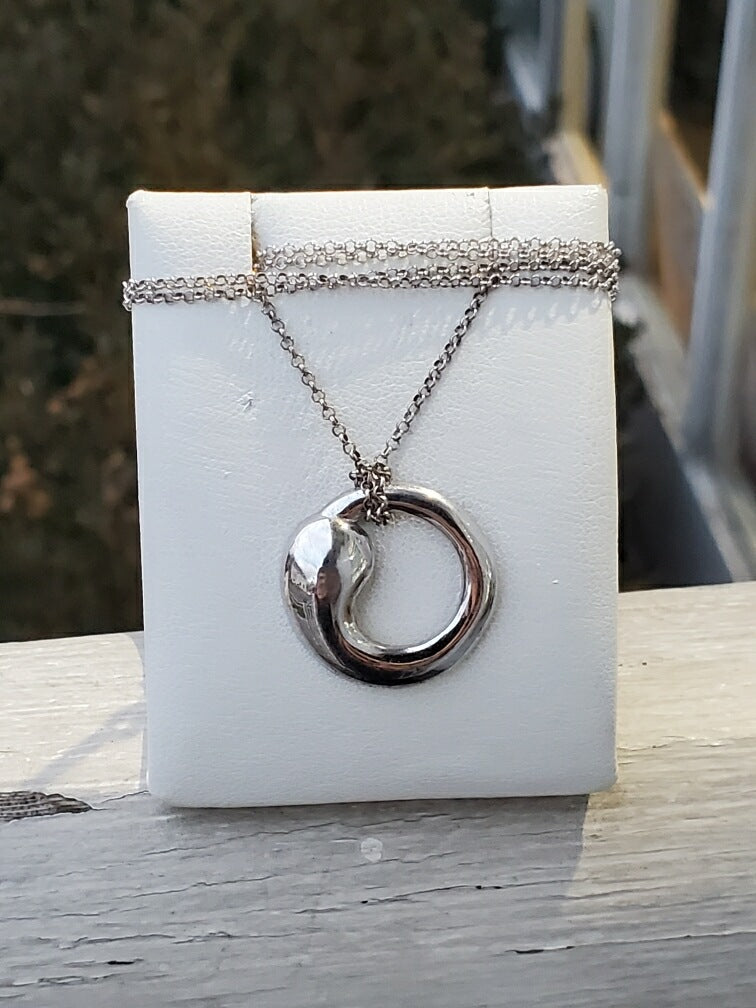 925 Sterling Silver Irish Blessing Symbol Necklace