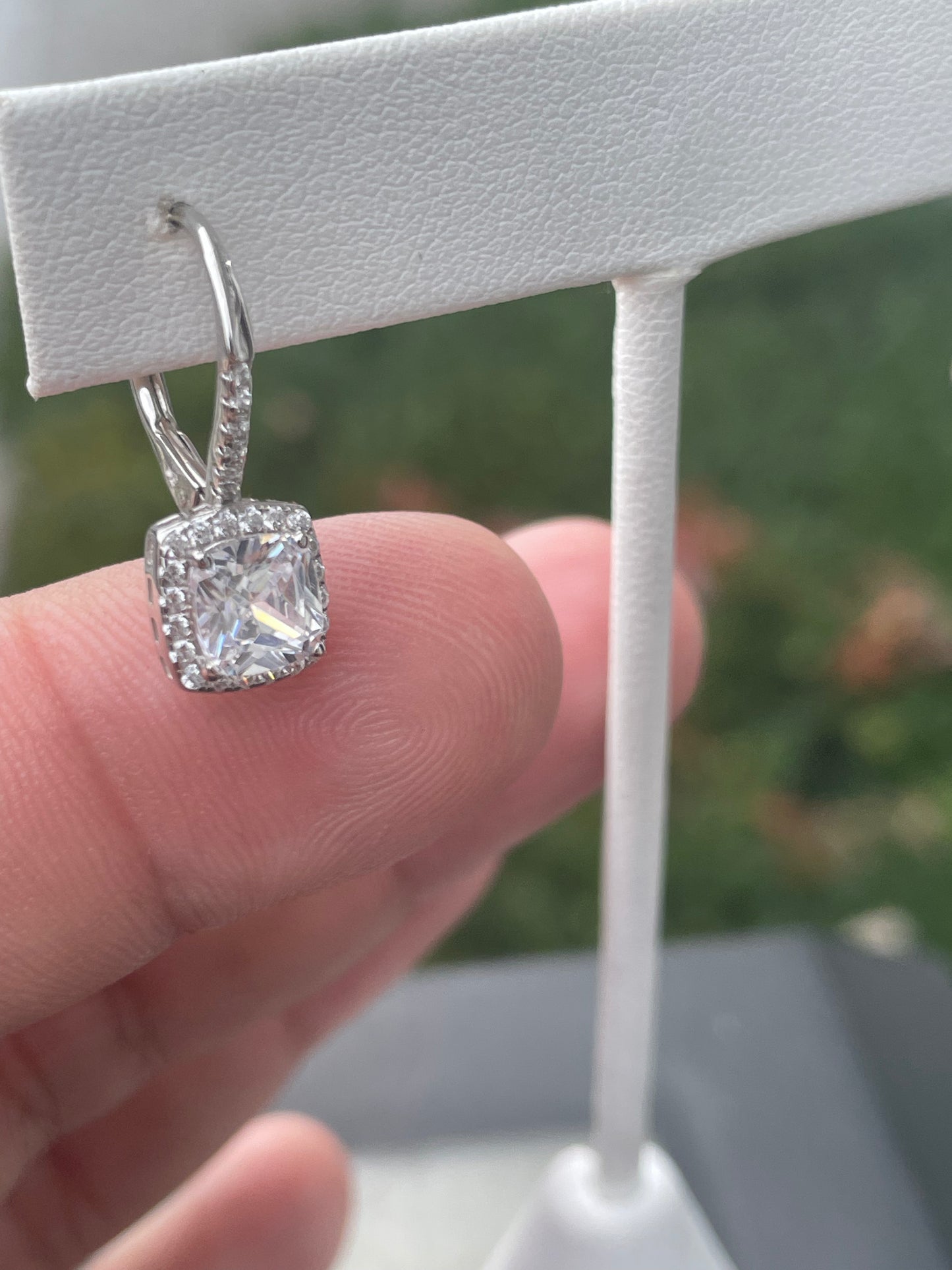 925 Sterling Silver Elegant Embrace Drop Earrings