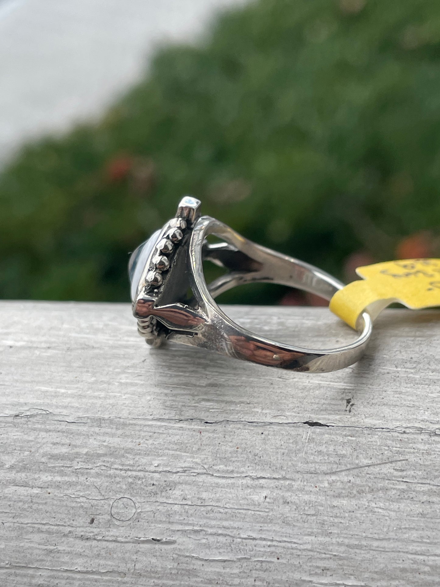 925 Sterling Silver All Seeing Eye Ball Ring sz 9