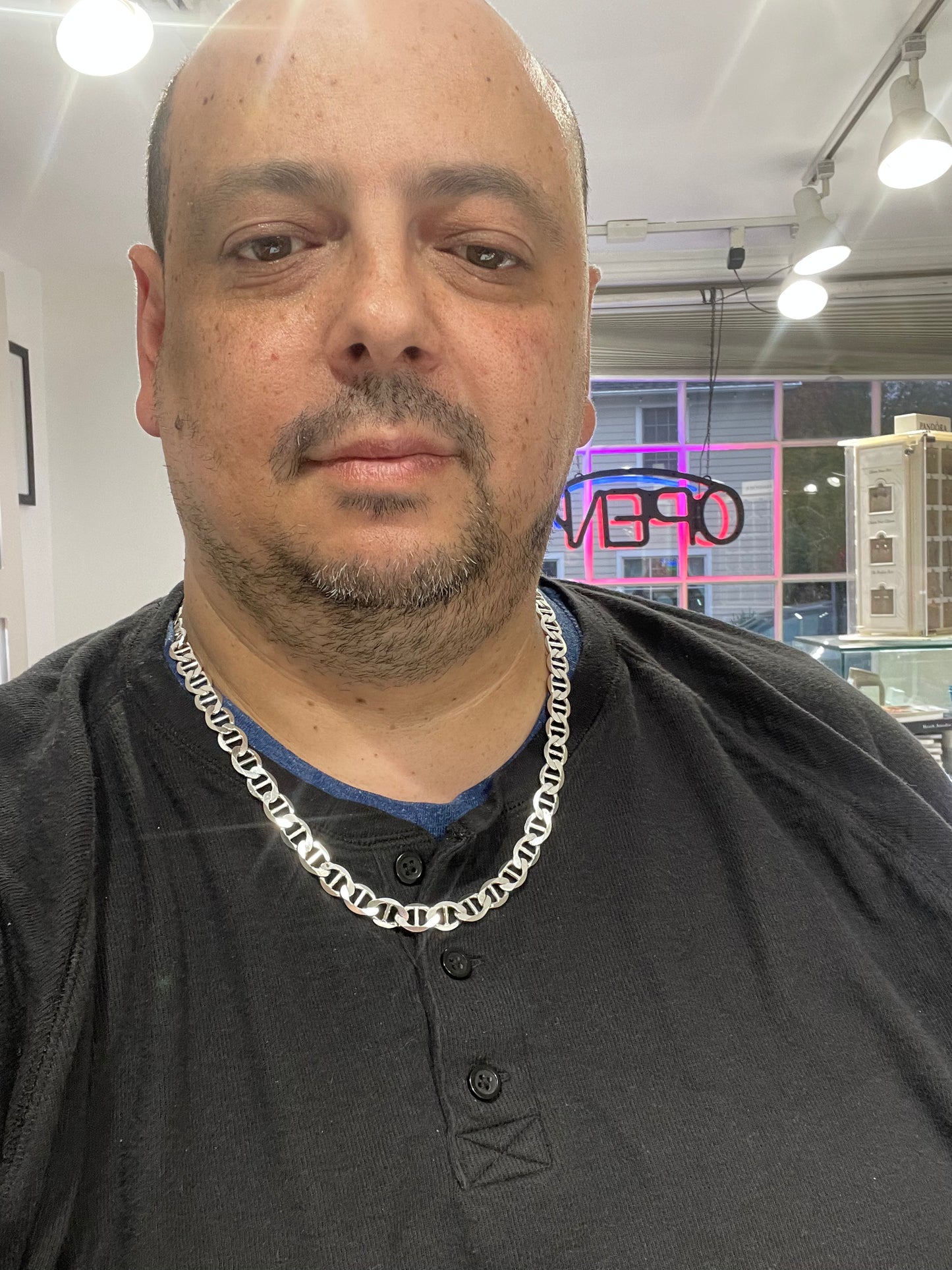 925 Sterling Silver 24” Solid Gucci Link Chain