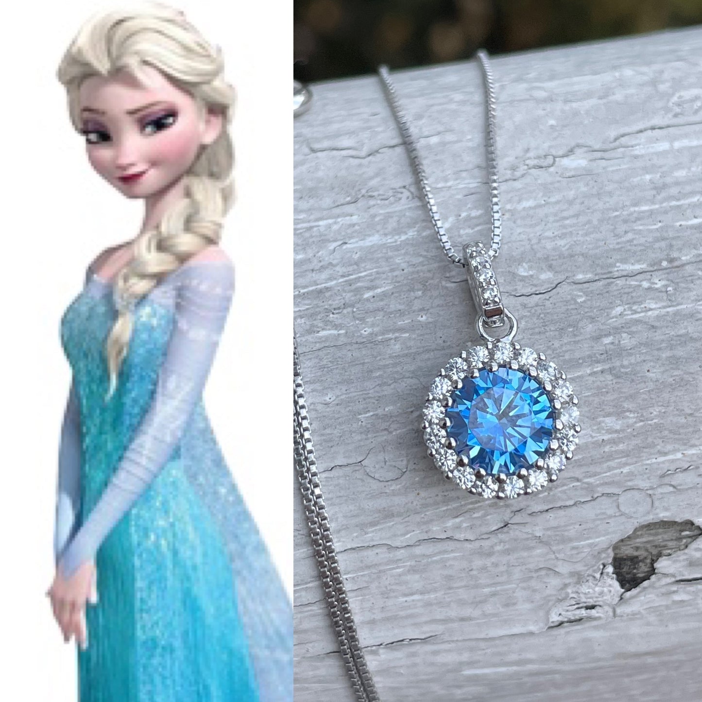 925 Sterling Silver Return to Arendelle Elsa Necklace