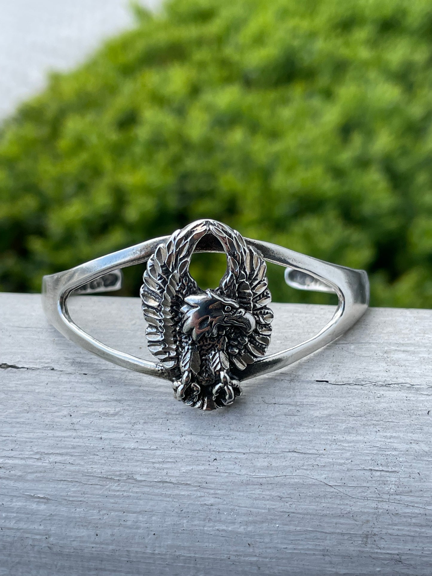 Designer Ted Ott 925 Sterling Silver Eagle Bracelet