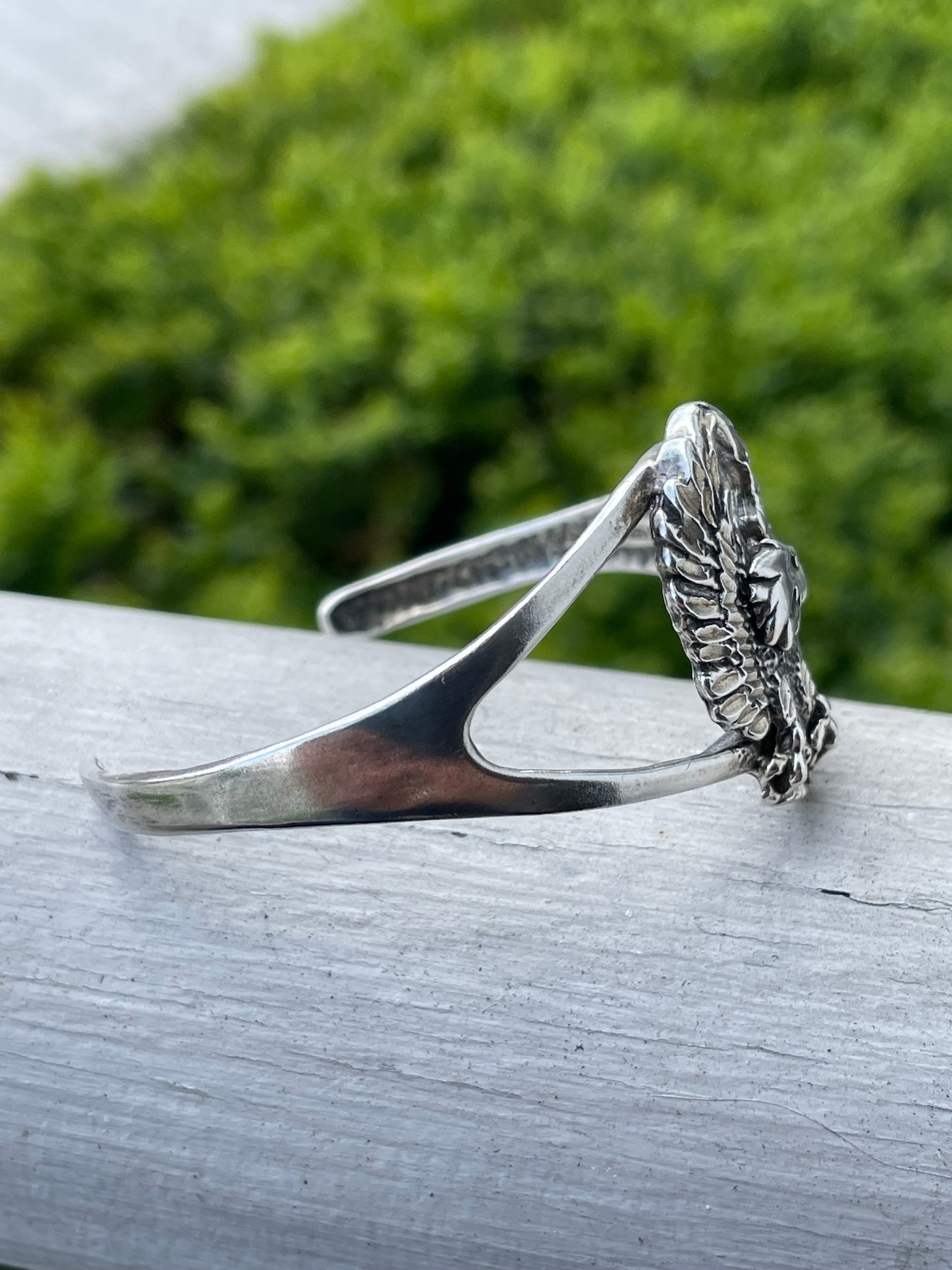 Designer Ted Ott 925 Sterling Silver Eagle Bracelet