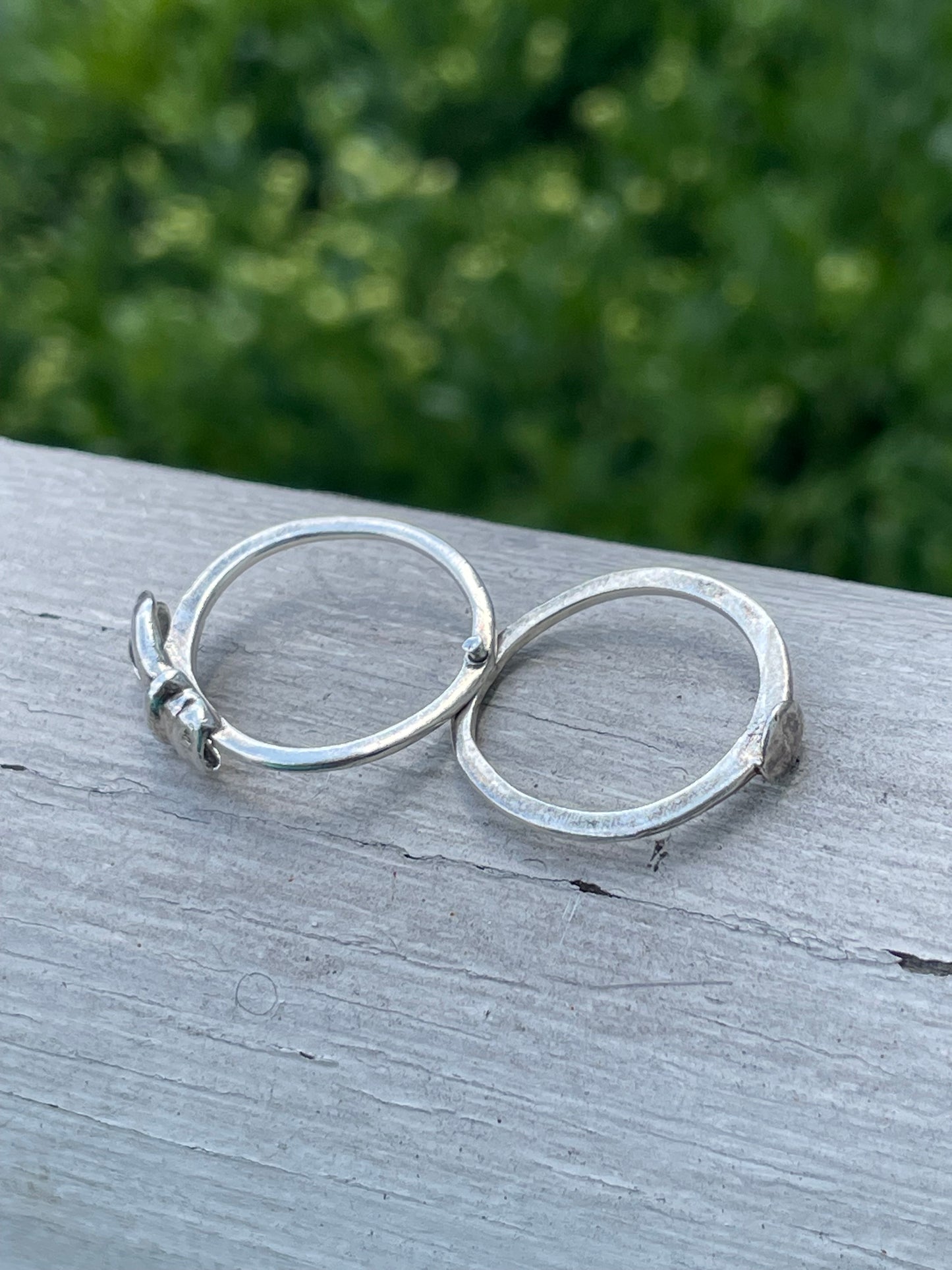 Vintage 925 Sterling Silver Love & Friendship Movable Band Ring
