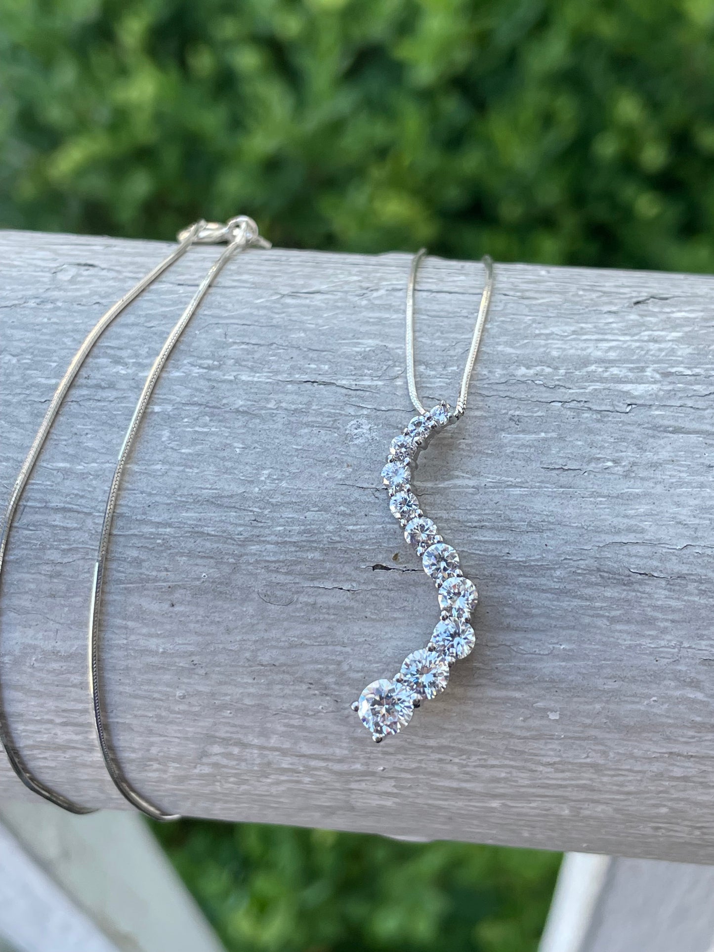 925 Sterling Silver "Life's Journey" Necklace