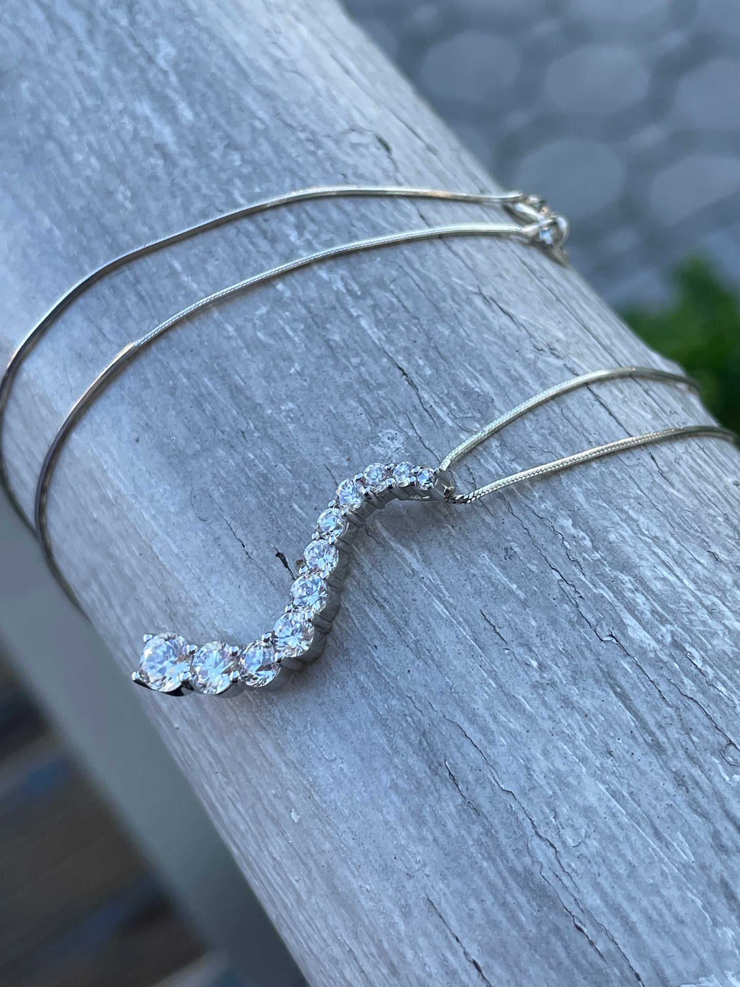925 Sterling Silver "Life's Journey" Necklace