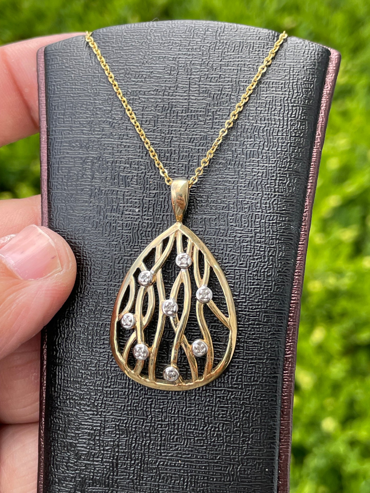 925 Sterling Silver Vermeil "The Path of Life" Necklace
