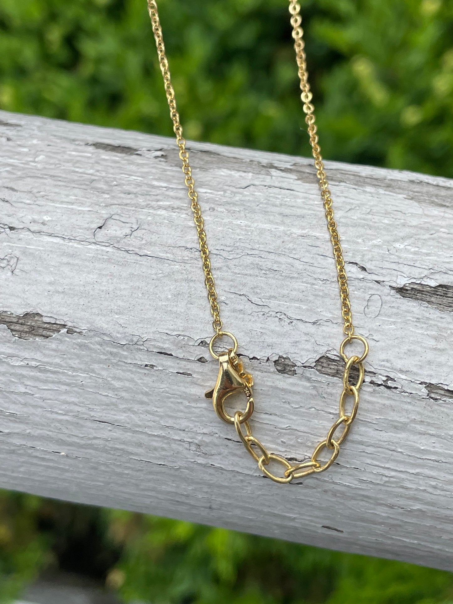 925 Sterling Silver Vermeil "The Path of Life" Necklace