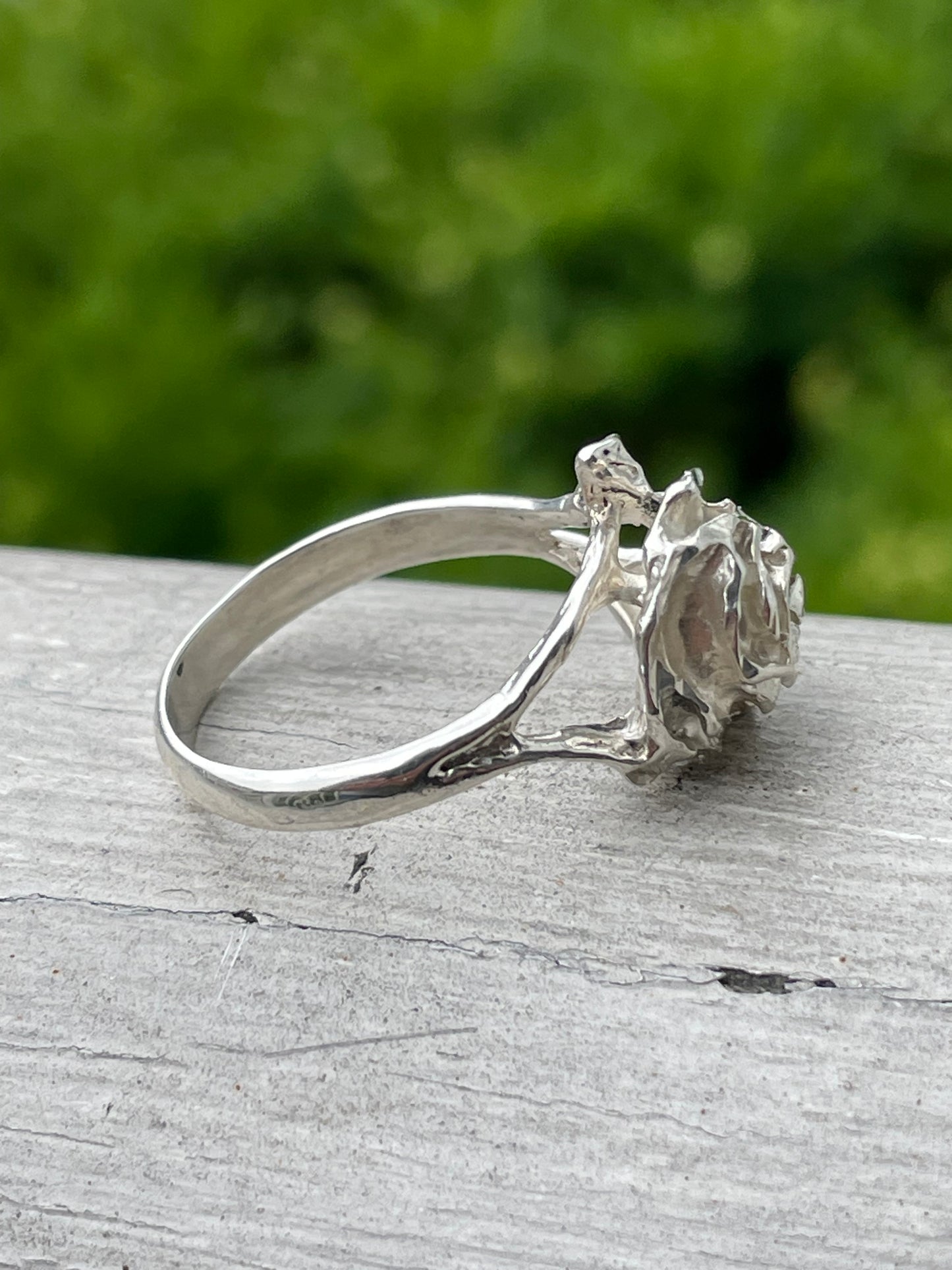 925 Sterling Silver Belle's Enchanted Rose Ring