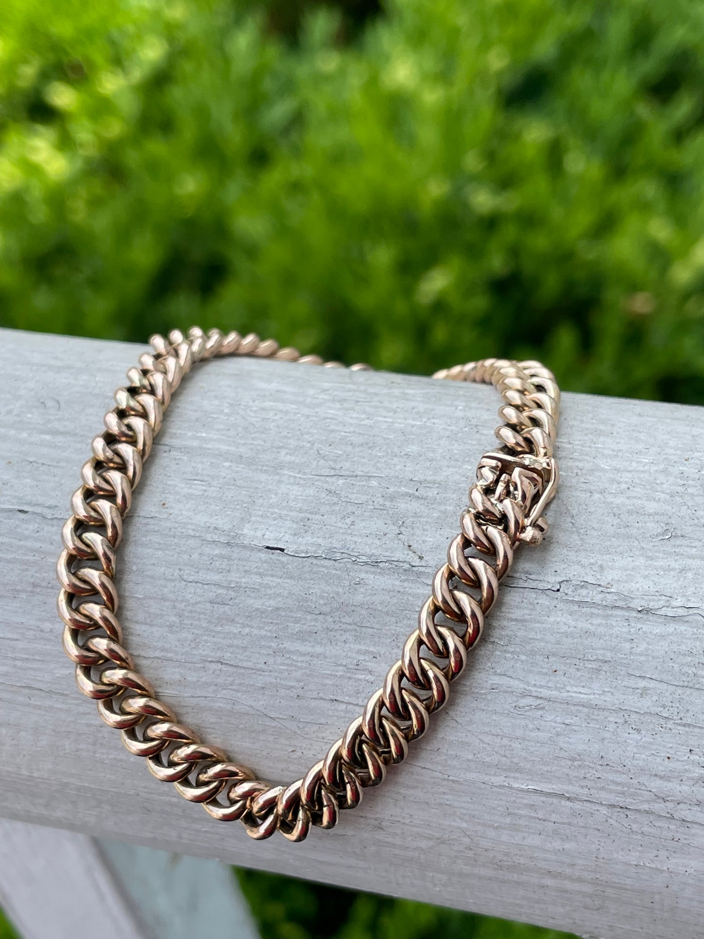 14K Gold Miami Cuban Link Bracelet 7.5"