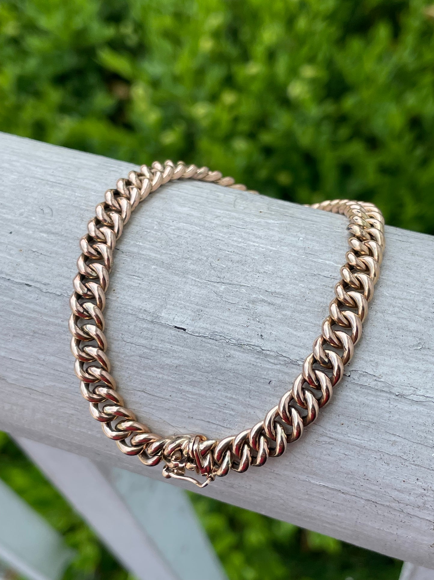 14K Gold Miami Cuban Link Bracelet 7.5"