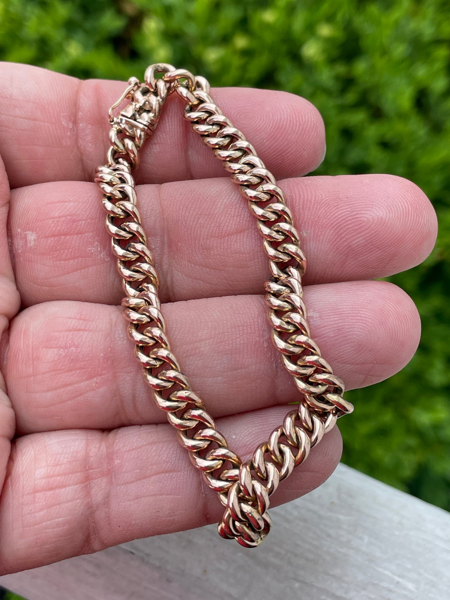 14K Gold Miami Cuban Link Bracelet 7.5"