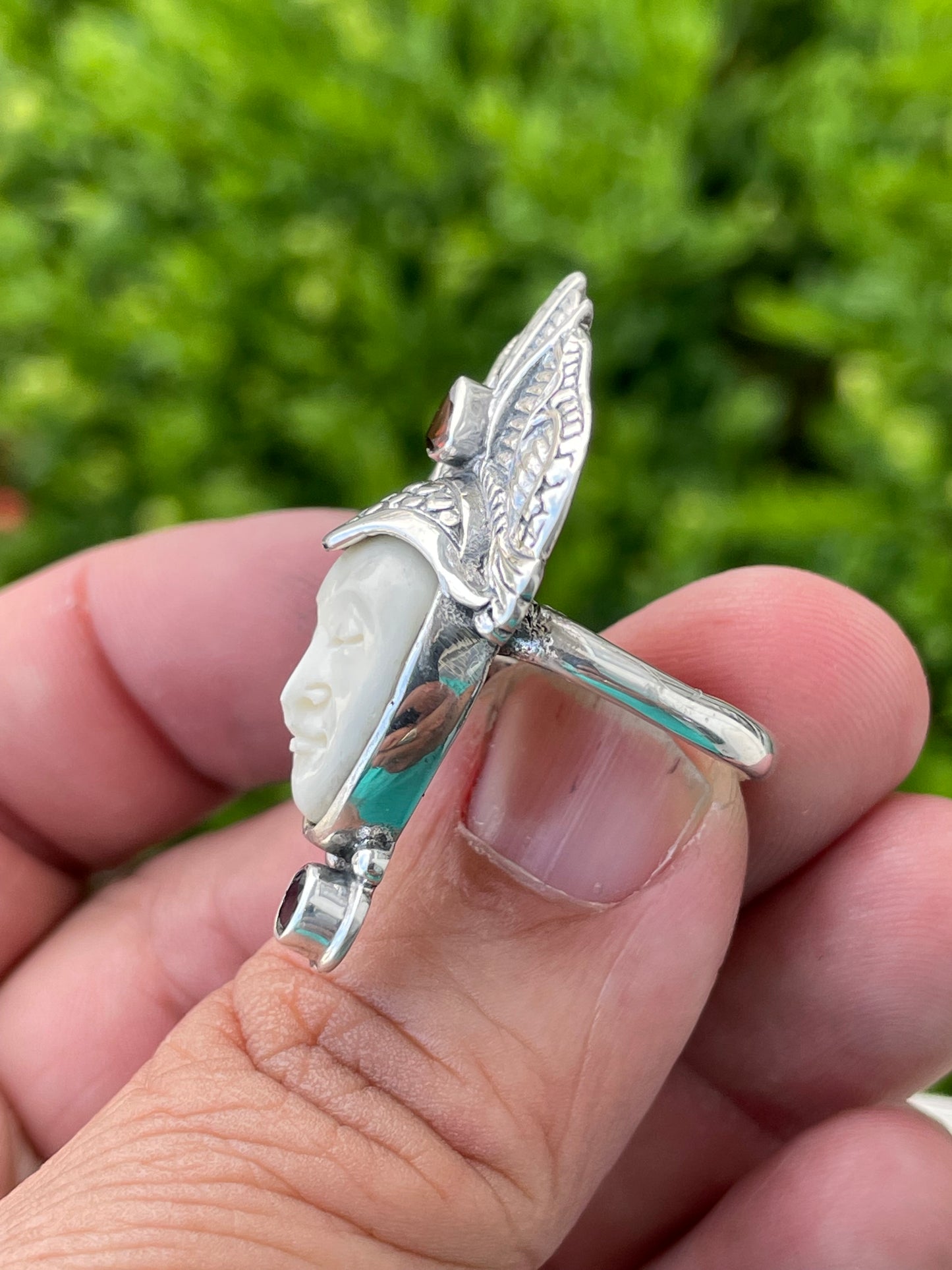 925 Sterling Silver Japanese Shogun Warrior Ring