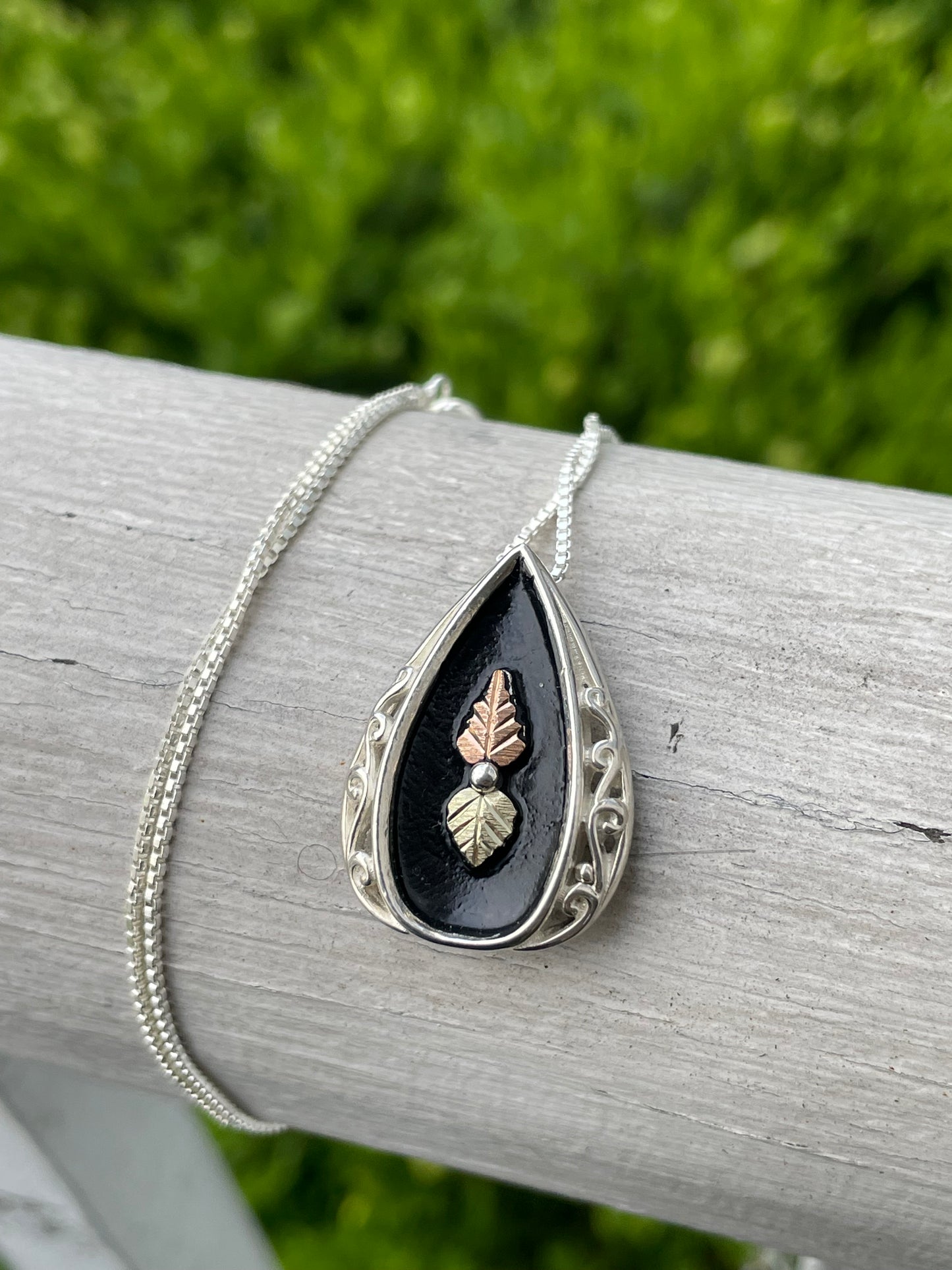 Designer Coleman CCO 925 Sterling Silver & 12K Gold Necklace