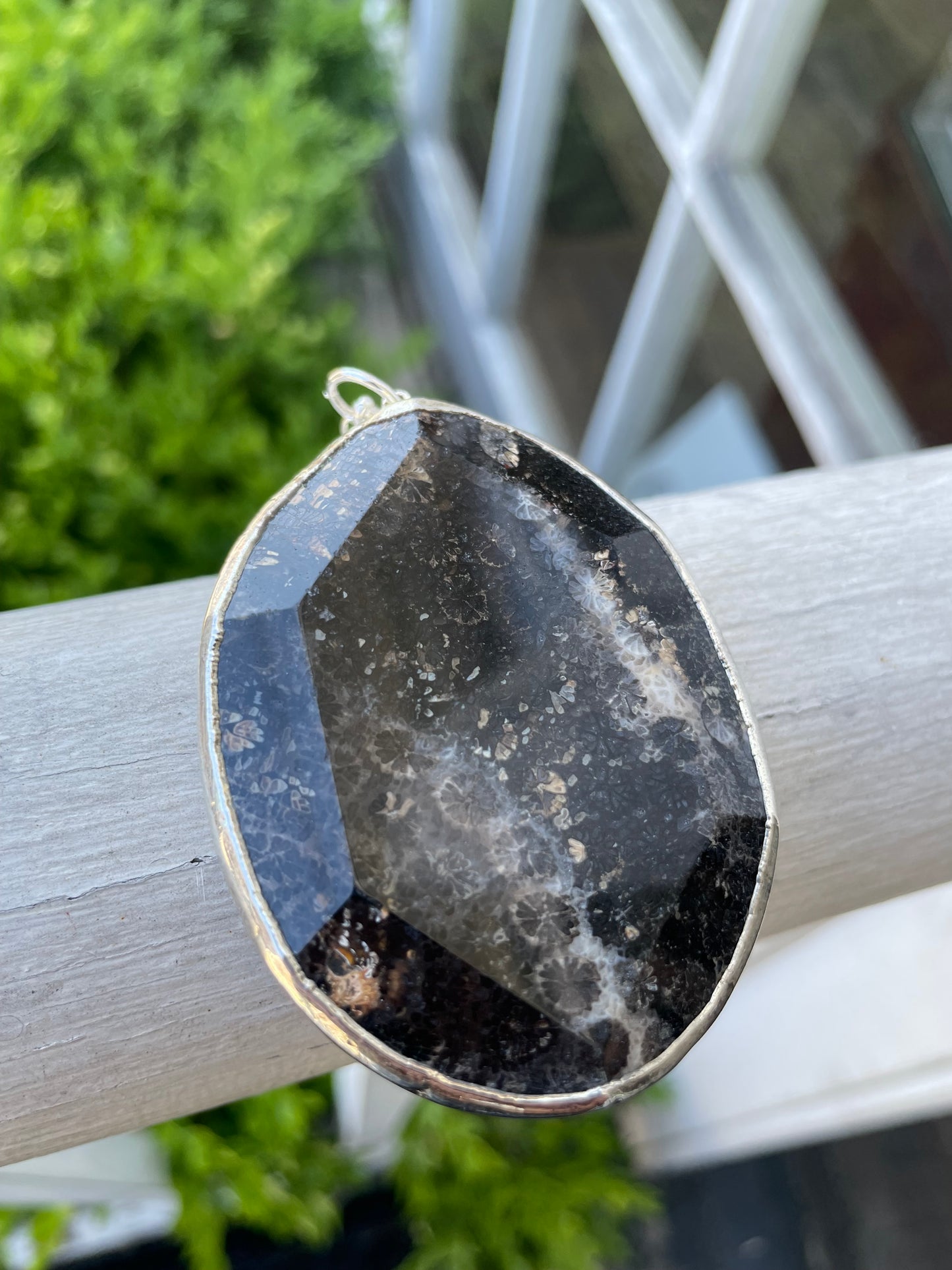 Designer Charlene K Large Ocean Jasper Necklace