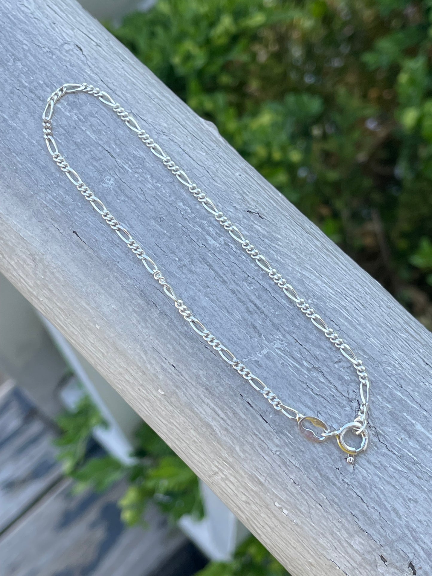 925 Sterling Silver Thin Italian Figuroa Bracelet