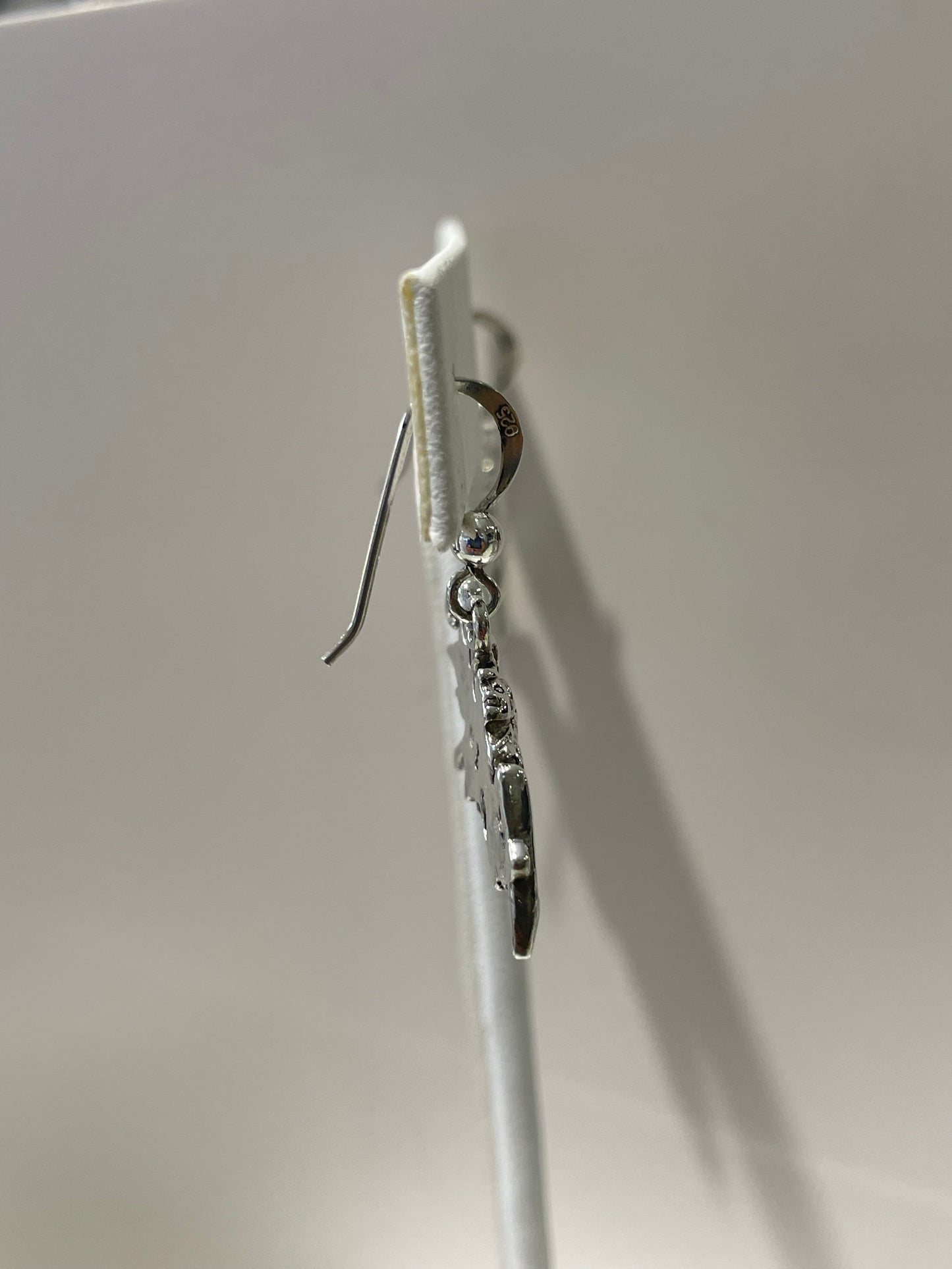 925 Sterling Silver Dangle Fairy Earrings