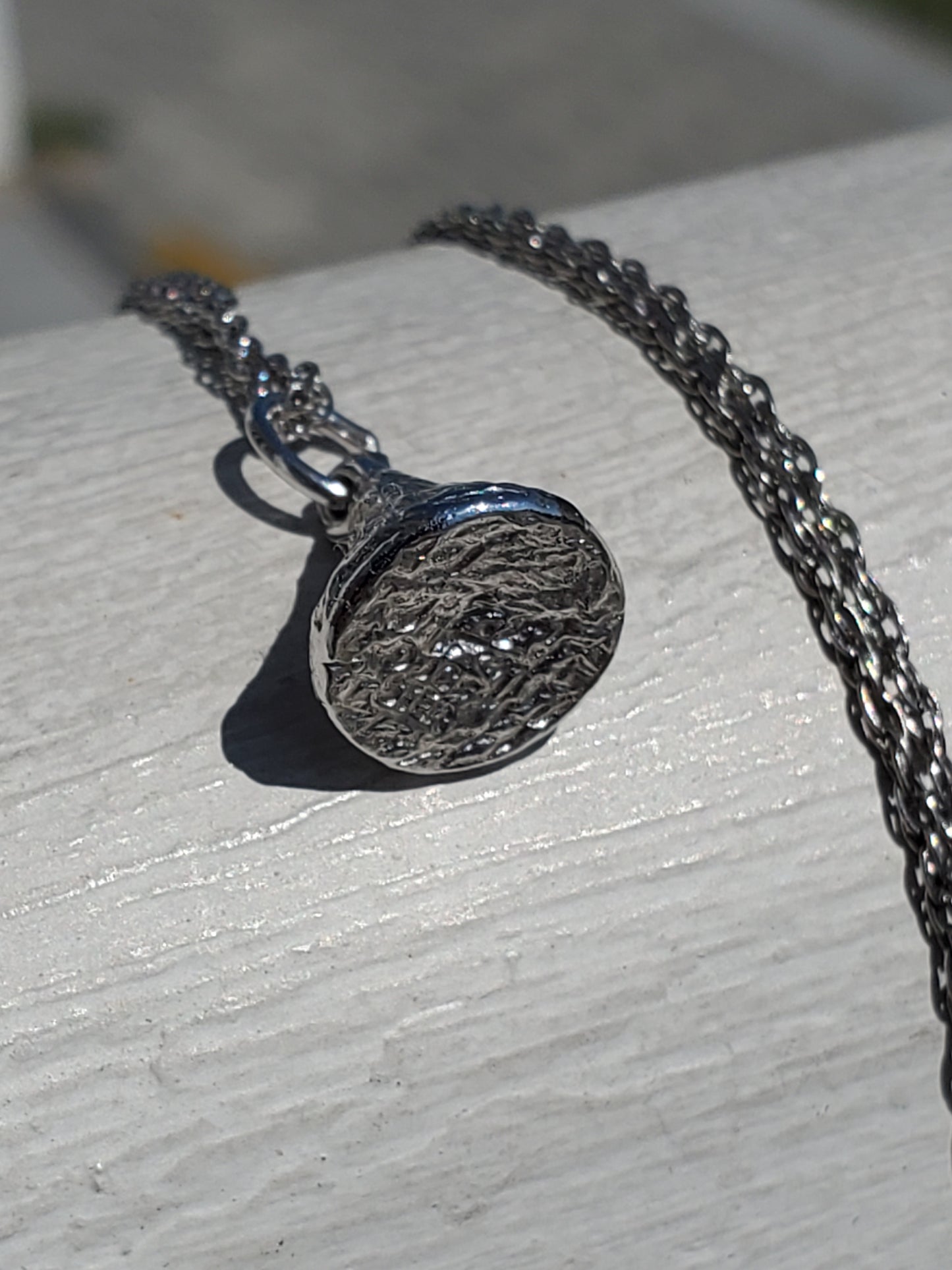 925 Sterling Silver Mini Hershey Kiss Pendant Necklace