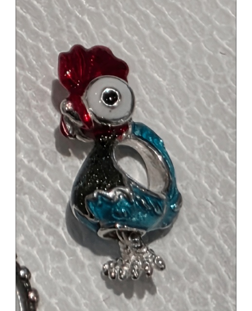 Pandora Disney Moana HEY HEY Chicken Bead Charm