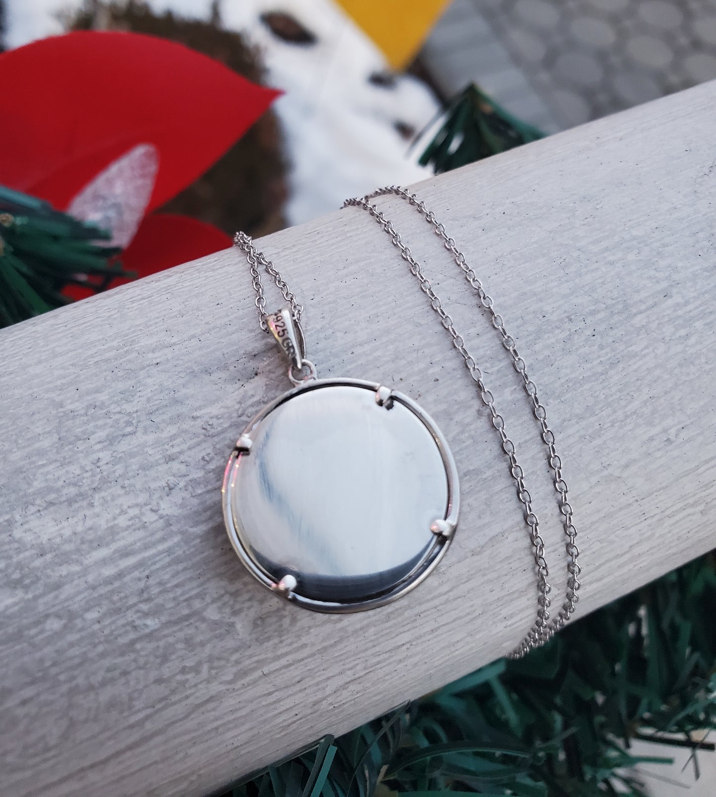 925 Sterling Silver Designer MA Swarovski Elements Snowflake Necklace