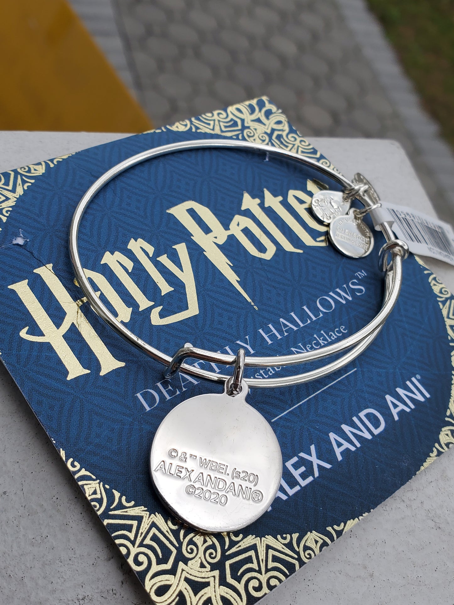 Alex and Ani Harry Potter Deathly Hallows Silver Tone Bracelet NWT