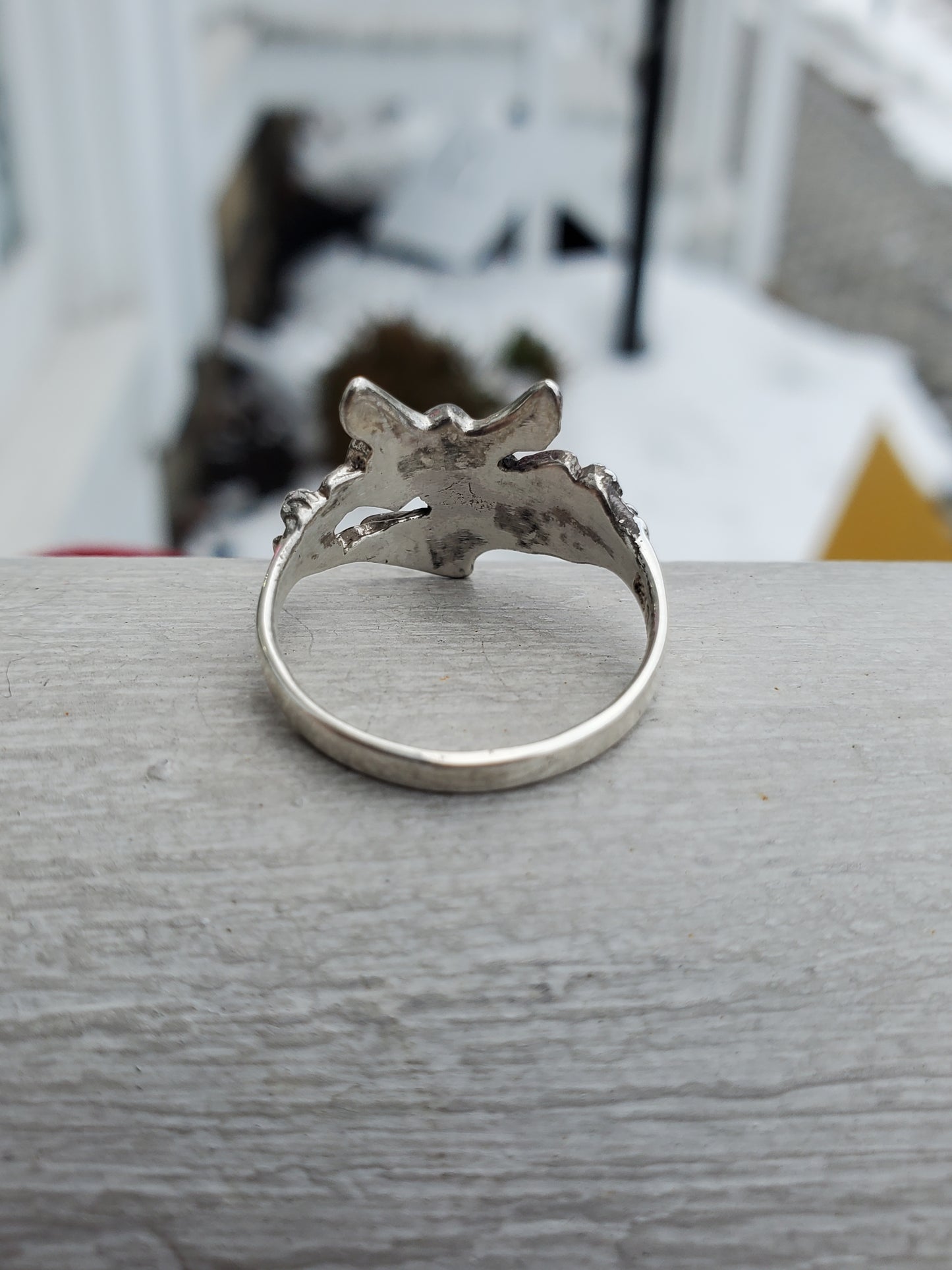 925 Sterling Silver Garden Fairy Ring