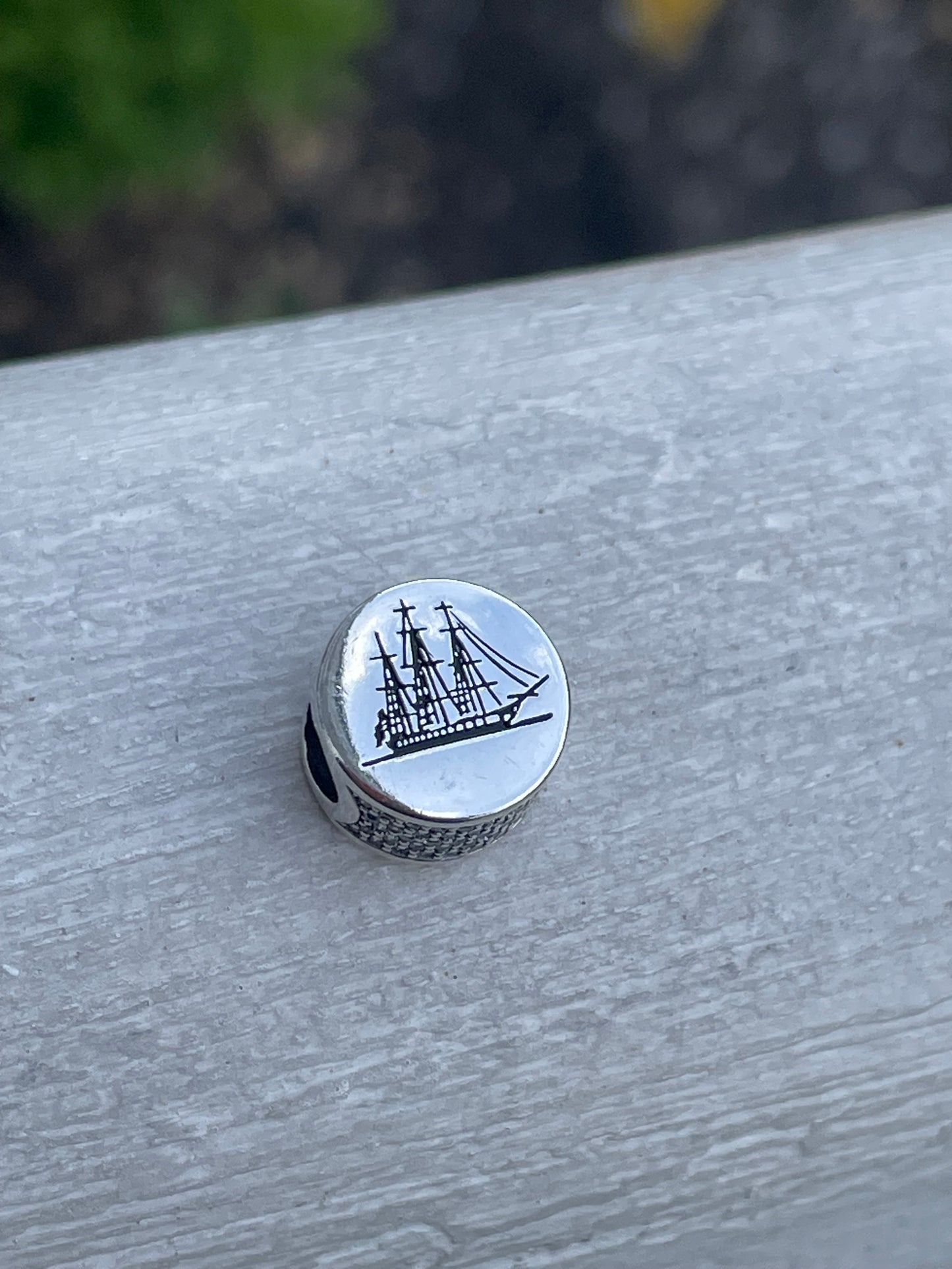 Pandora Boston Massachusetts Exclusive Round Signet Travel Destination Charm
