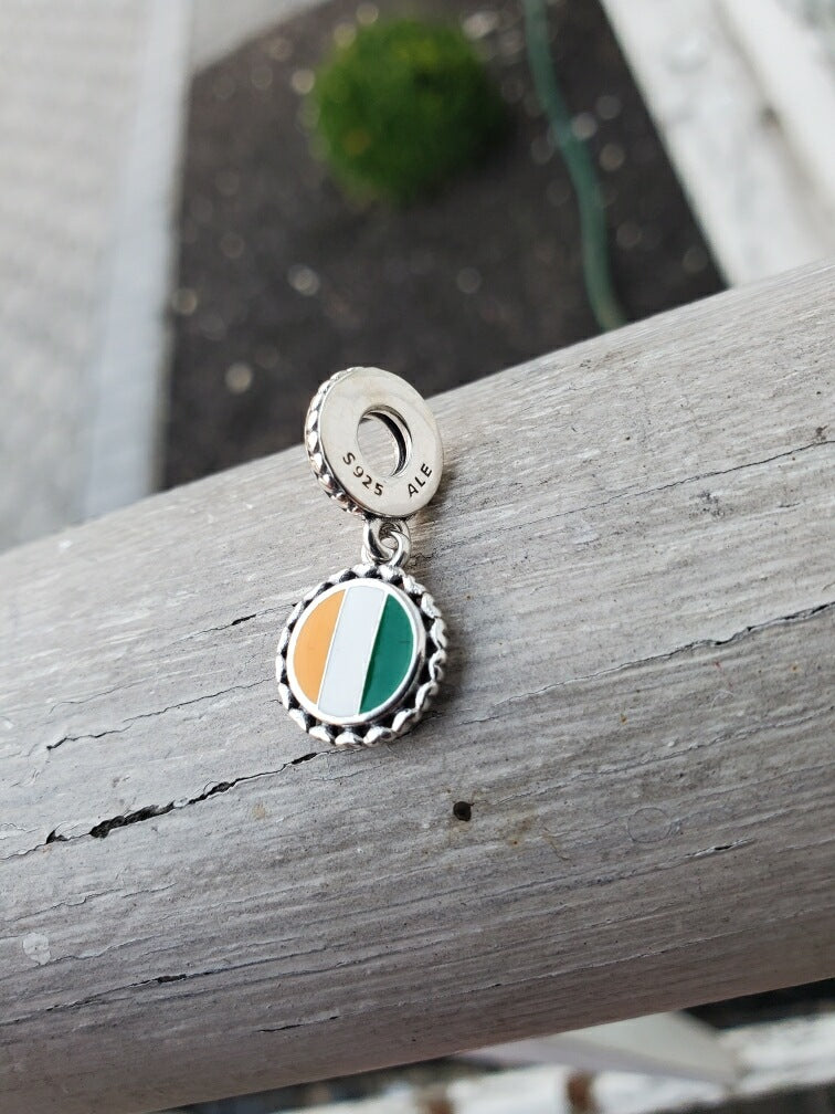 Pandora Country of Ireland Exclusive Flag Dangle Charm