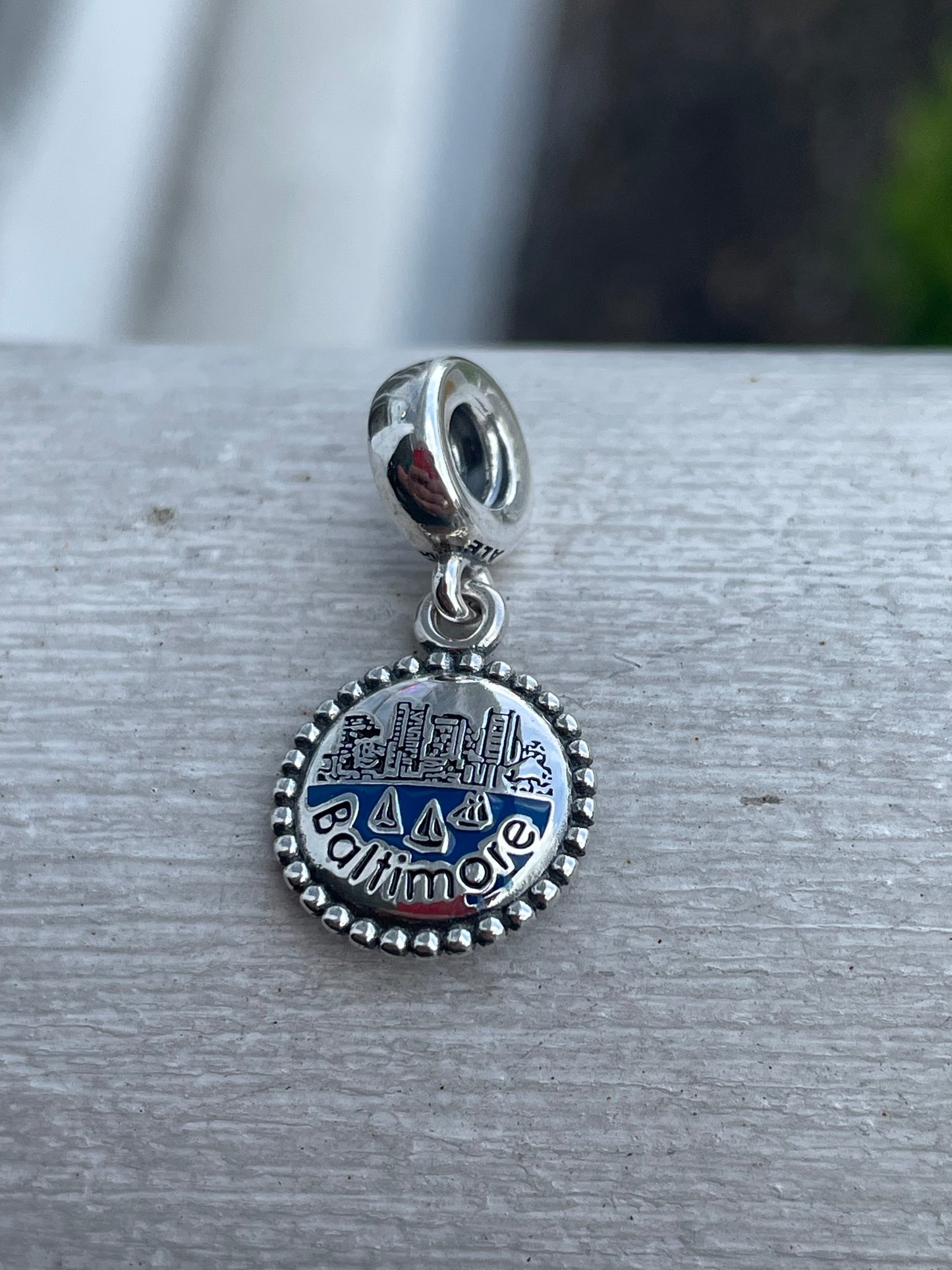 Pandora Baltimore Maryland State Exclusive Travel Destination Dangle Charm