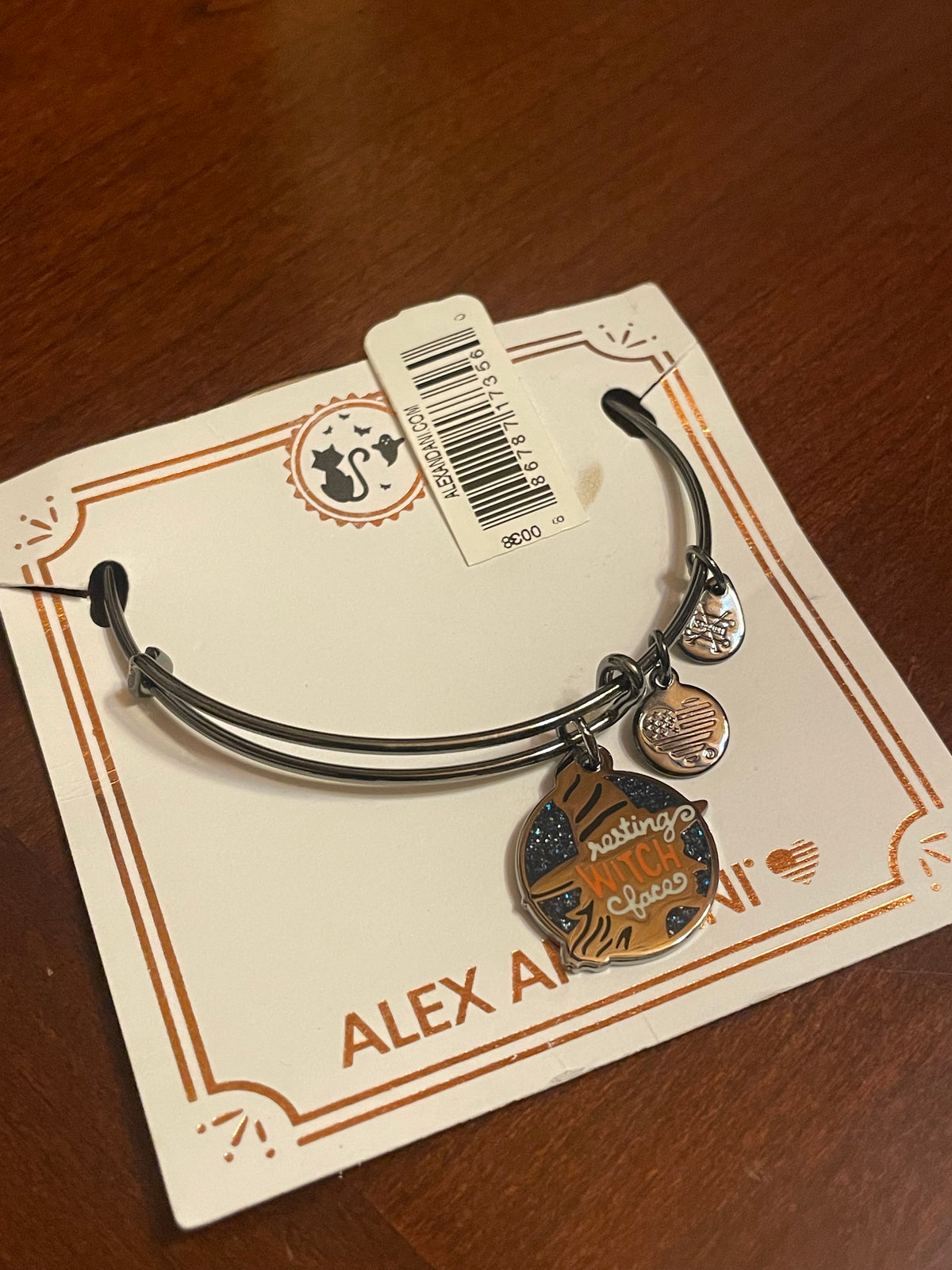 Alex and Ani Halloween Resting Witch Face Bracelet - New with Tags & Gift Box