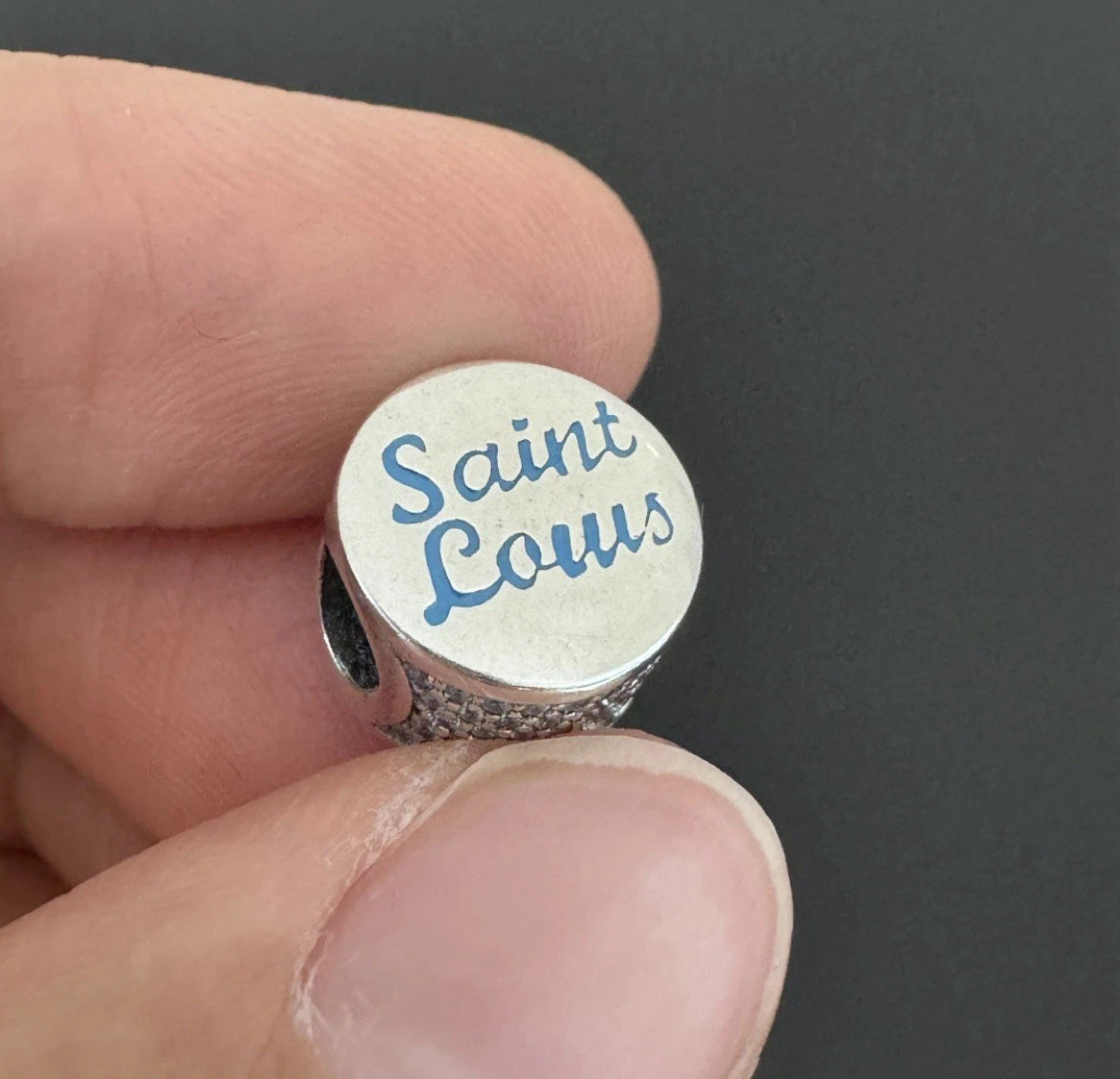 Rare Pandora Saint Louis Arch Monument Exclusive Vacation Button Charm
