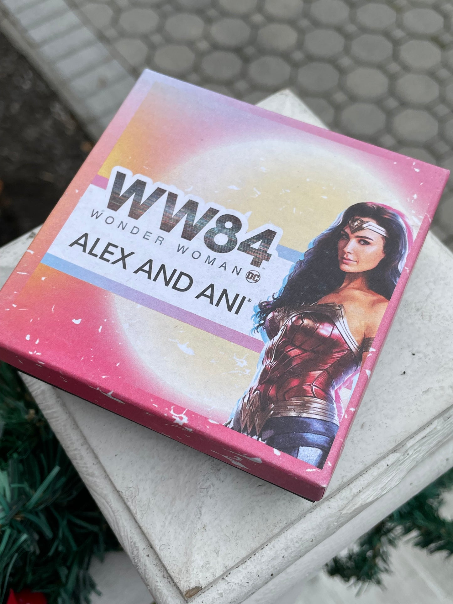 Wonder Woman 84 Alex and Ani Truth Love & Justice Bracelet New w/ tags card and box