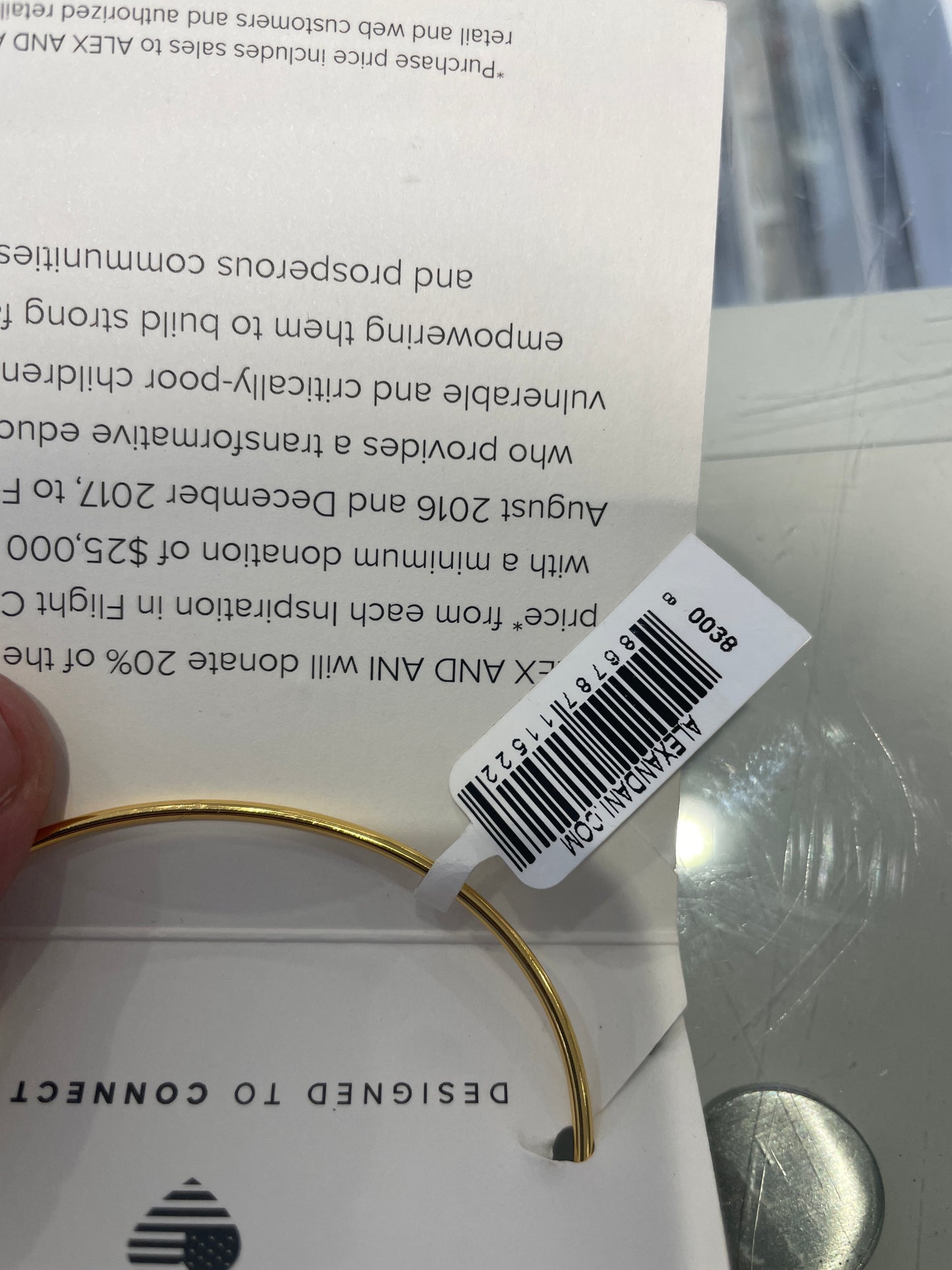 Alex & Ani Inspiration In Flight Bracelet Goldtone