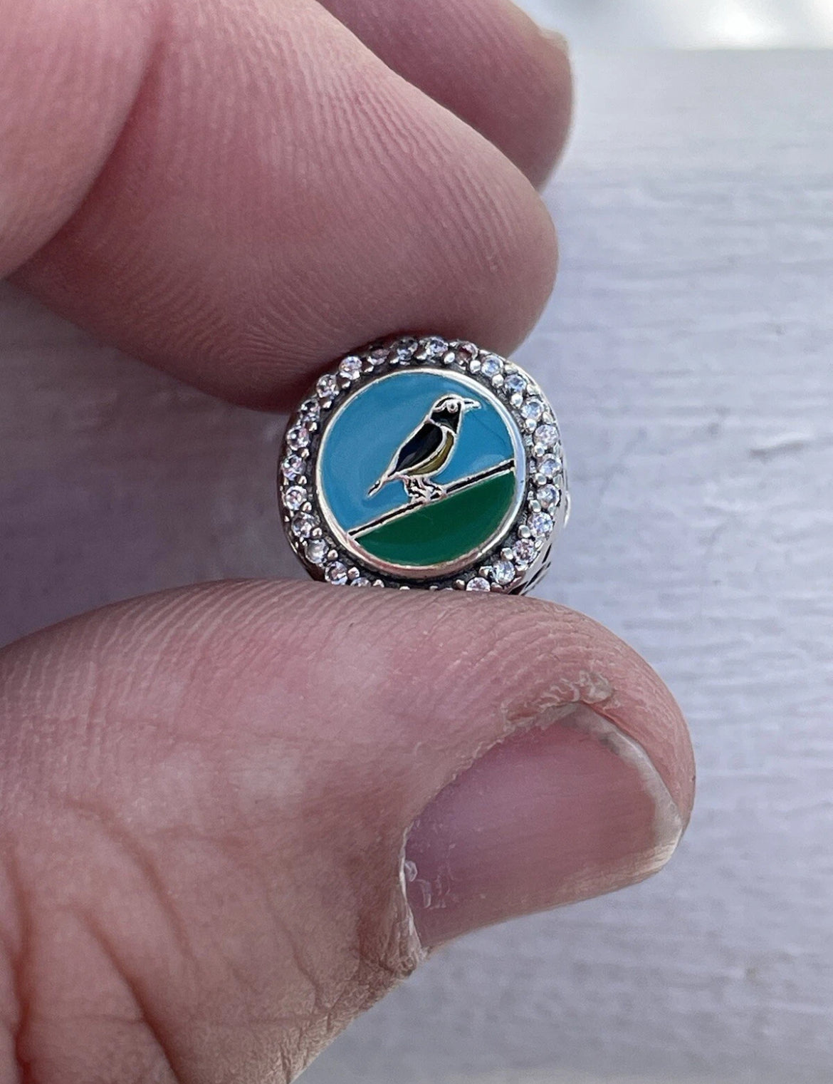 Pandora USVI United States Virgin Islands Round Signet Exclusive Charm