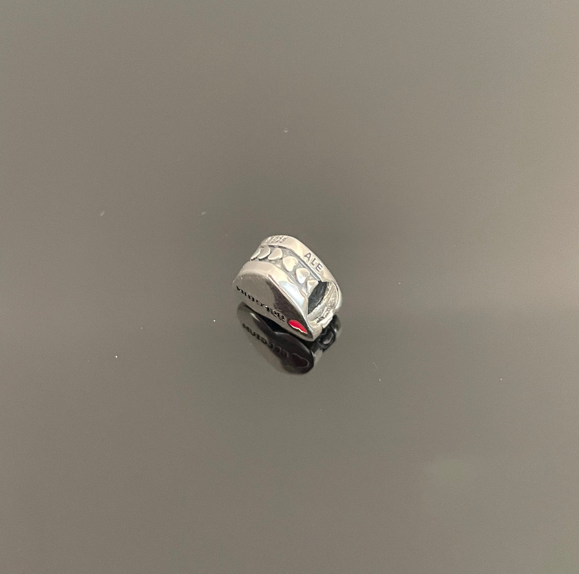 Rare Pandora Country of Belgium Exclusive Flag Heart Charm