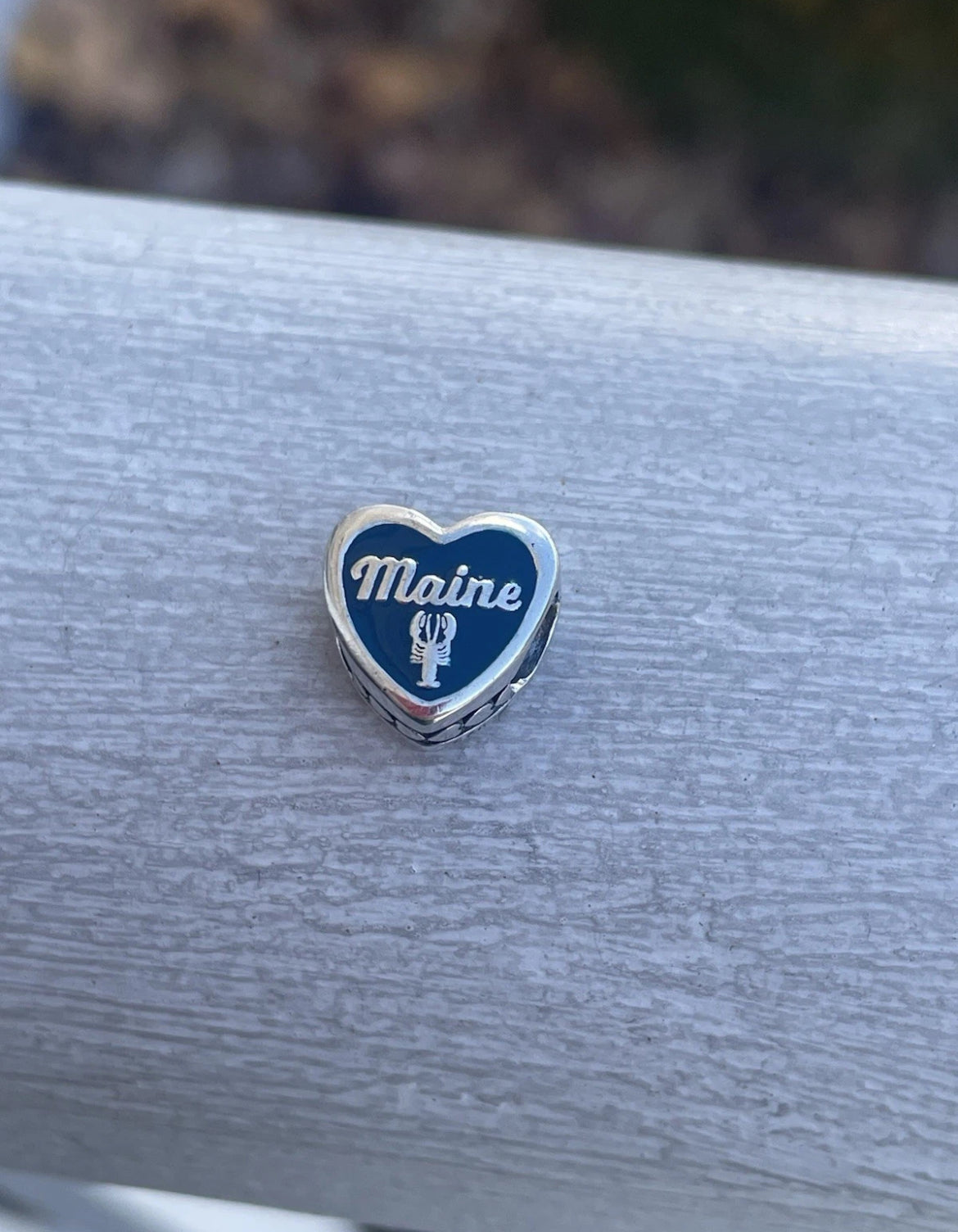 Pandora Maine Exclusive Scenic Travel Heart Charm