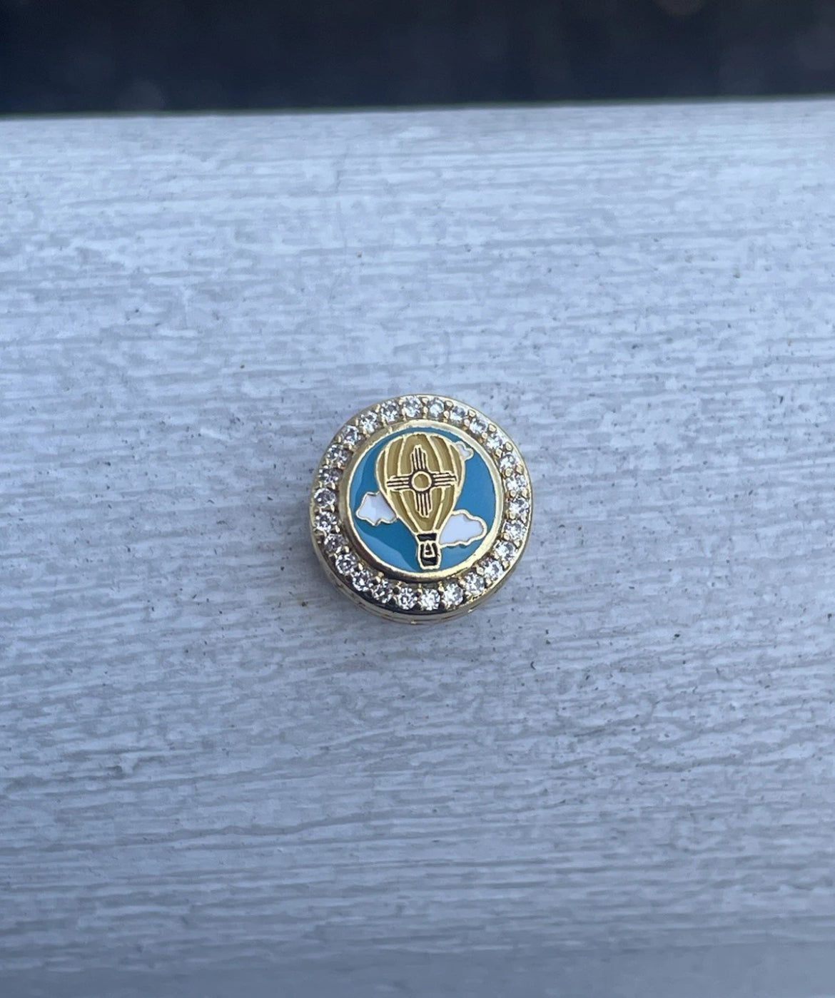 Pandora New Mexico State Exclusive Shine Gold Round Signet Charm