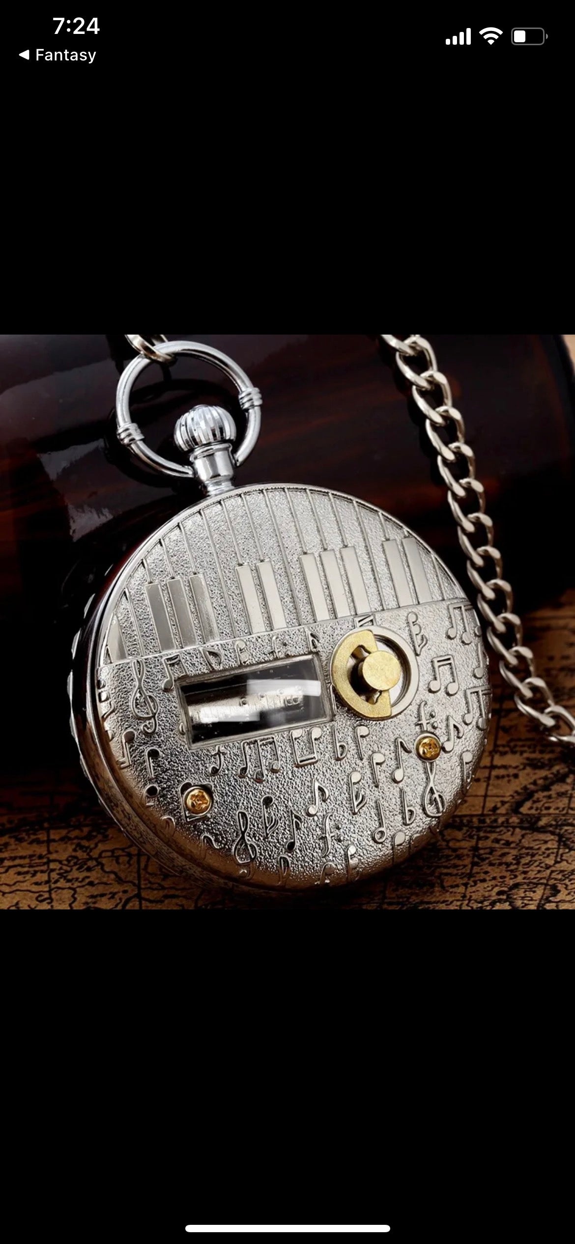 Harry Potter musical pocket watch