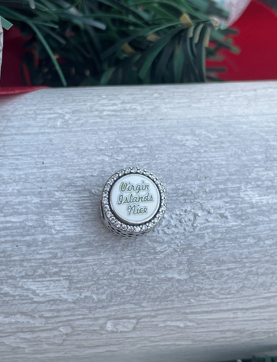 Pandora U.S. Virgin Islands & Nice Exclusive Country Sparkling Signet Travel Charm