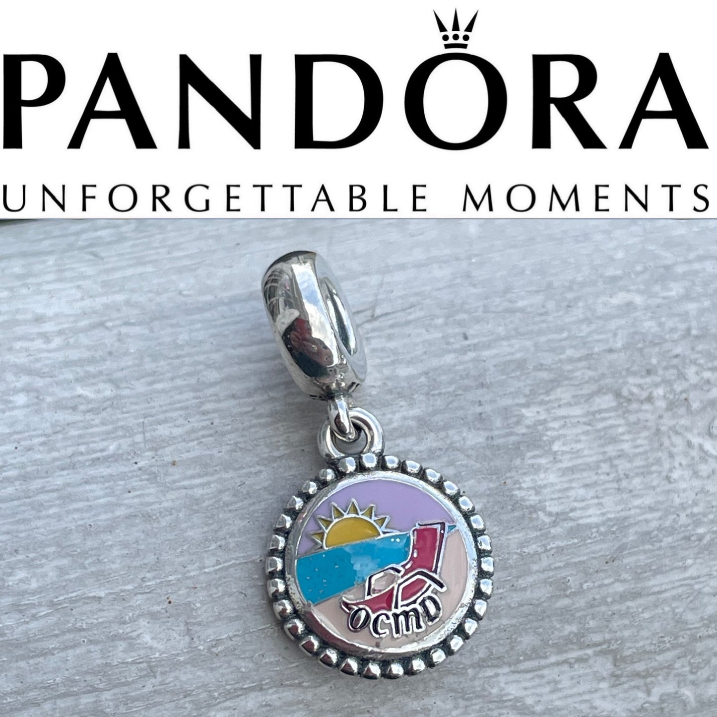 Pandora Ocean City Maryland State Exclusive Travel Destination Dangle Charm