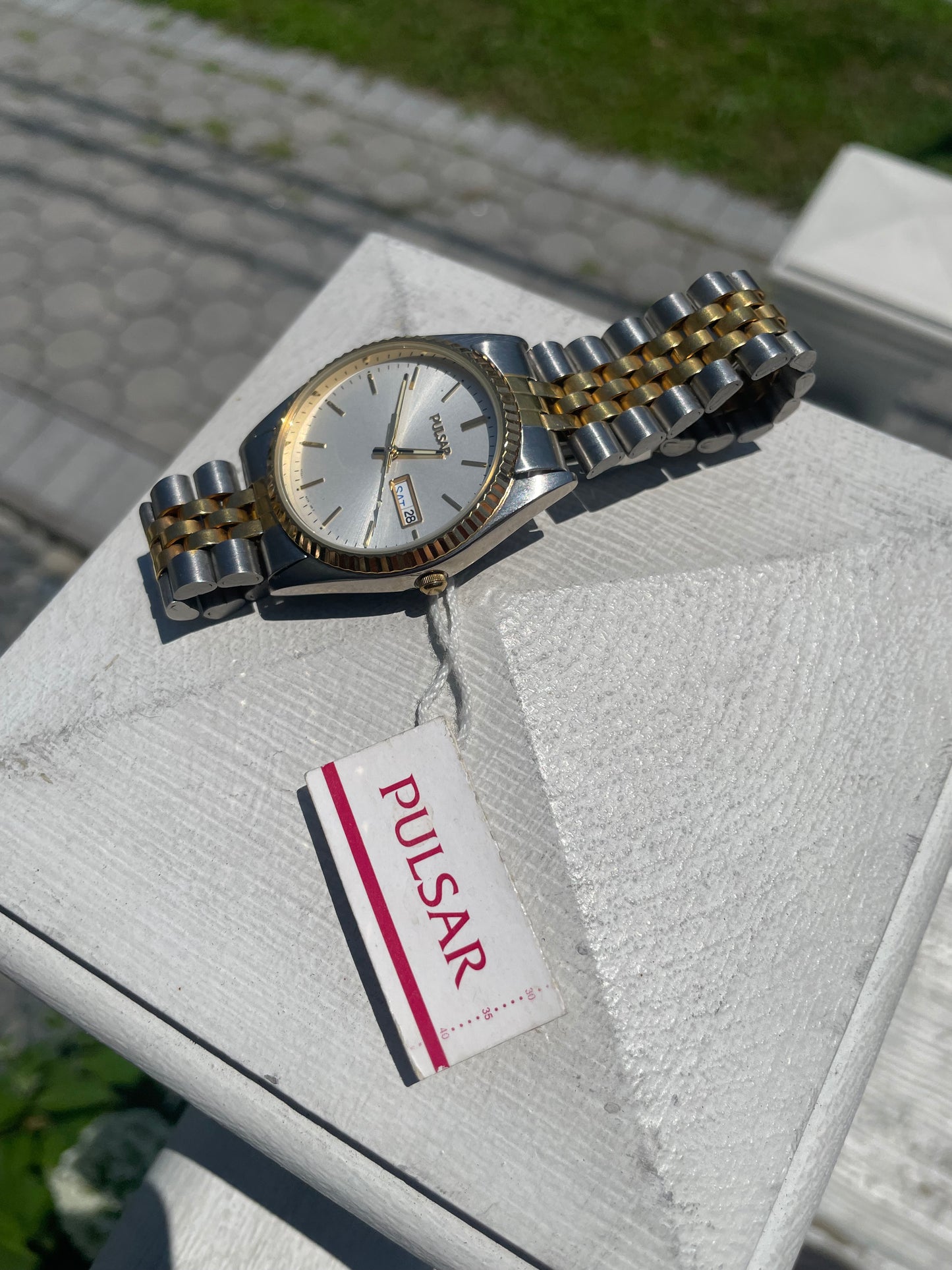 Men’s Vintage Two-tone Pulsar Watch
