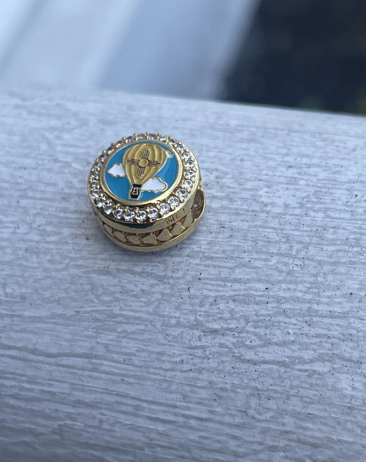 Pandora New Mexico State Exclusive Shine Gold Round Signet Charm