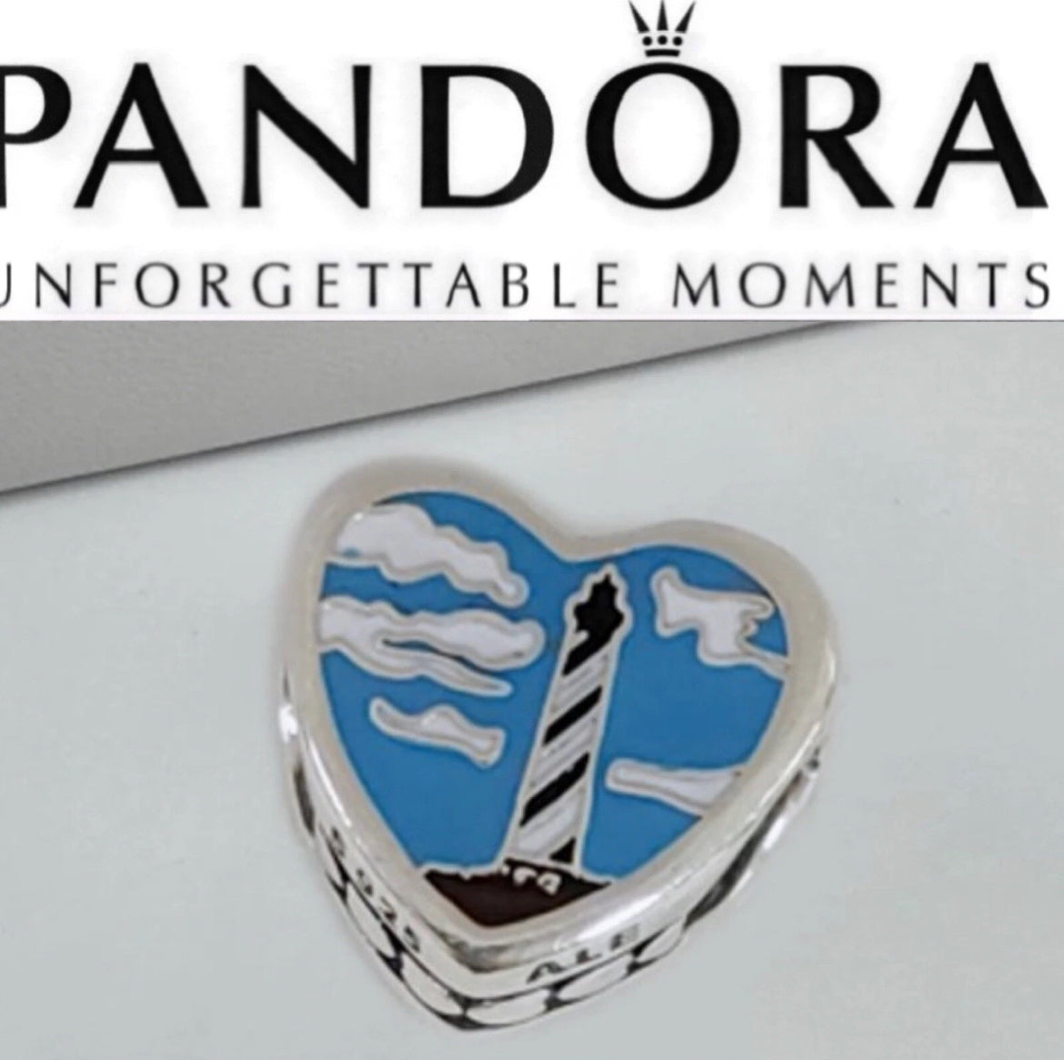 Pandora Cape Hatteras North Carolina State Exclusive Travel Destination Heart Charm