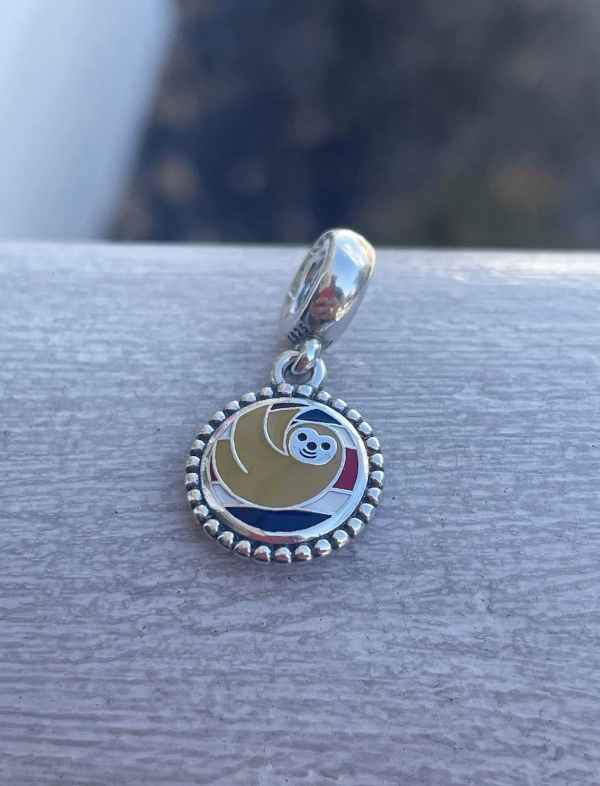 Pandora Costa Rica Country Exclusive Sloth Travel Dangle Charm