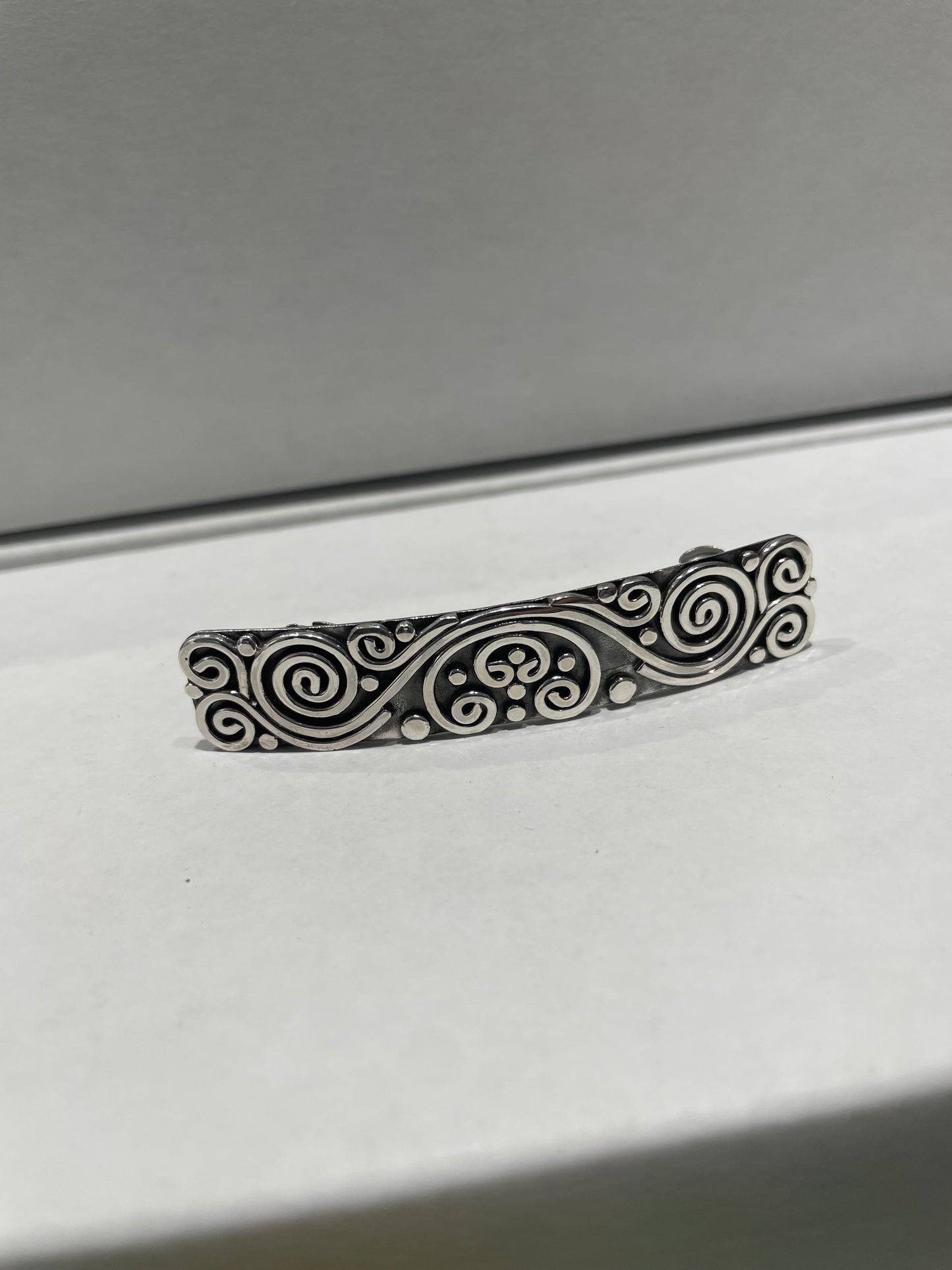 Designer BA Suarti 925 Sterling Silver Hair Clip Barrette