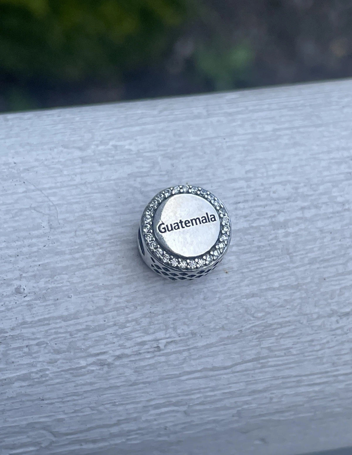 Pandora Country of Guatemala Exclusive Round Signet Flag Charm