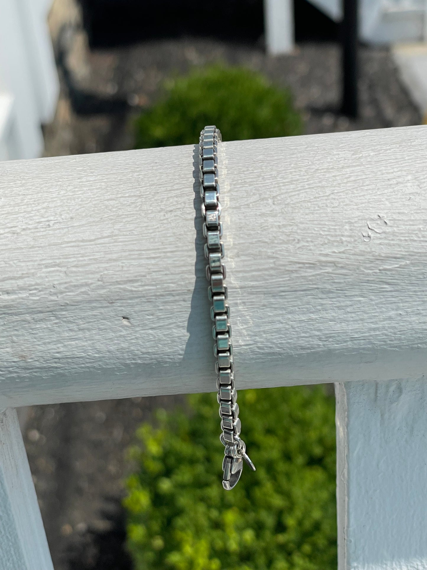 Tiffany & Co. Silver Venetian Link Bracelet 7.5”