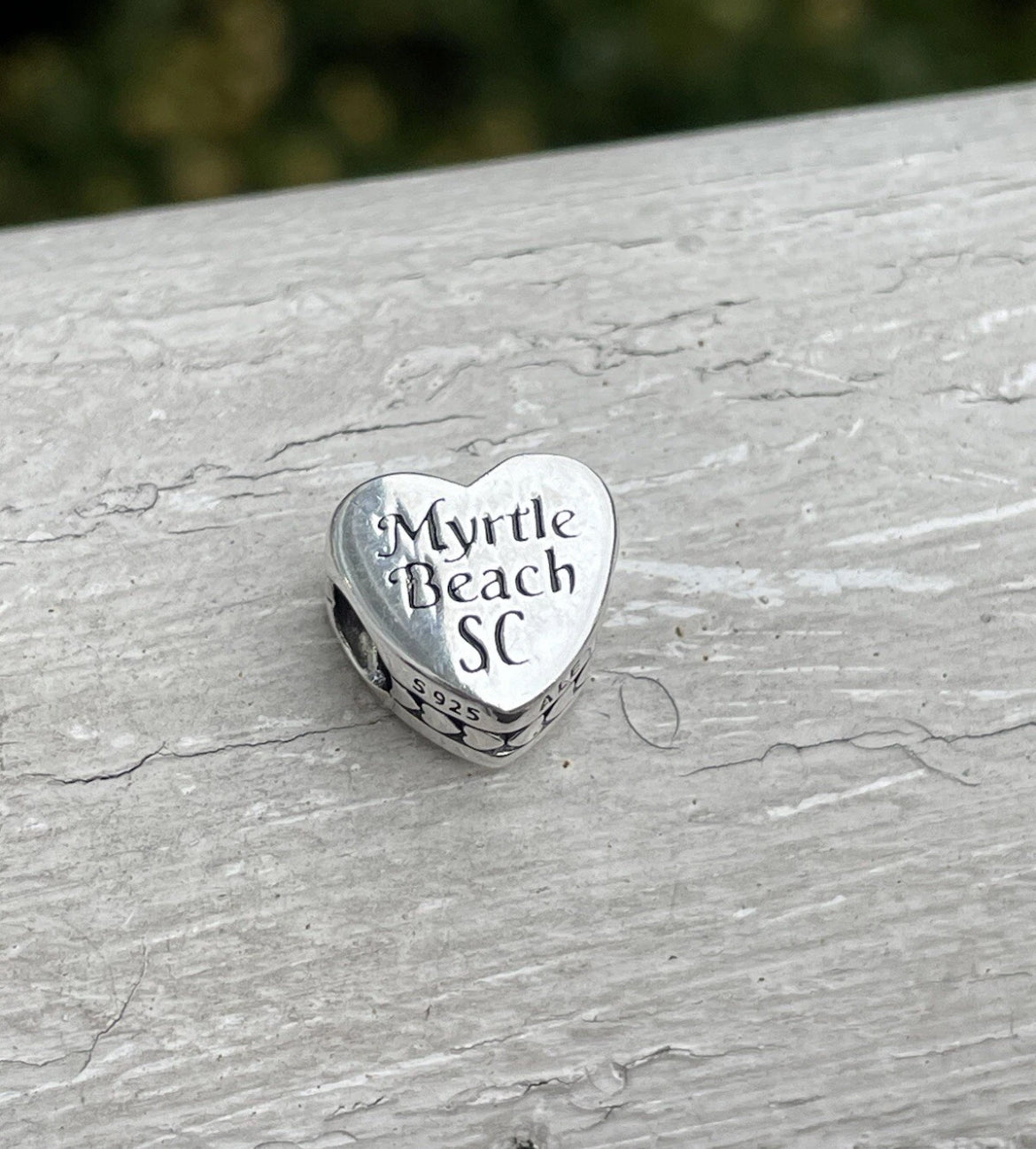 Pandora Myrtle Beach South Carolina State Exclusive Destination Travel Heart Charm